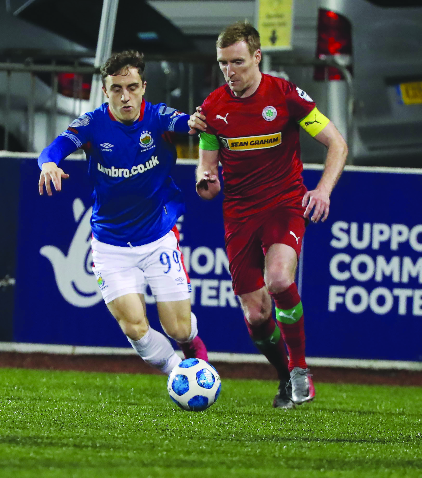 Cliftonville manager McLaughlin expects tough test against Linfield