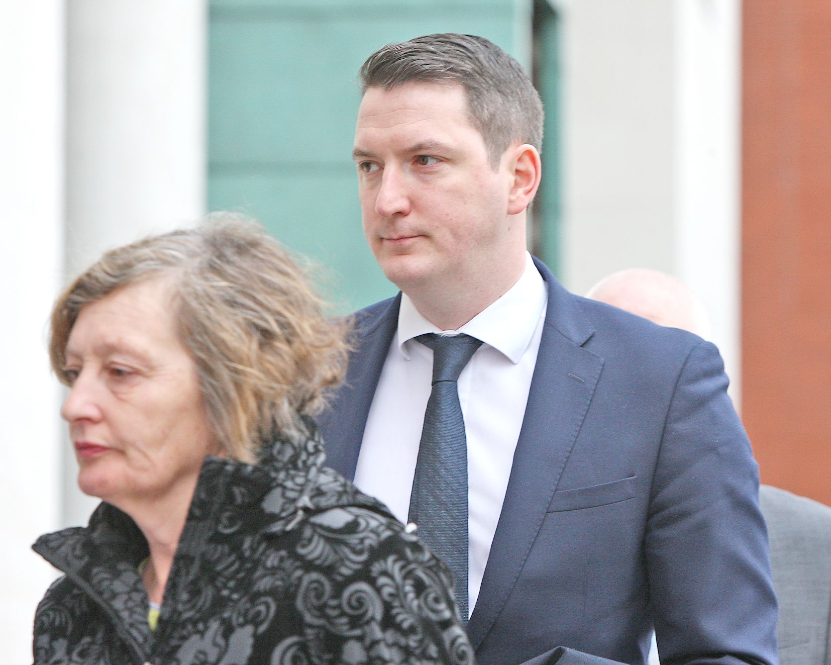 CAMPAIGN: John Finucane MP with his mother Geraldine who was wounded in the 1989 attack