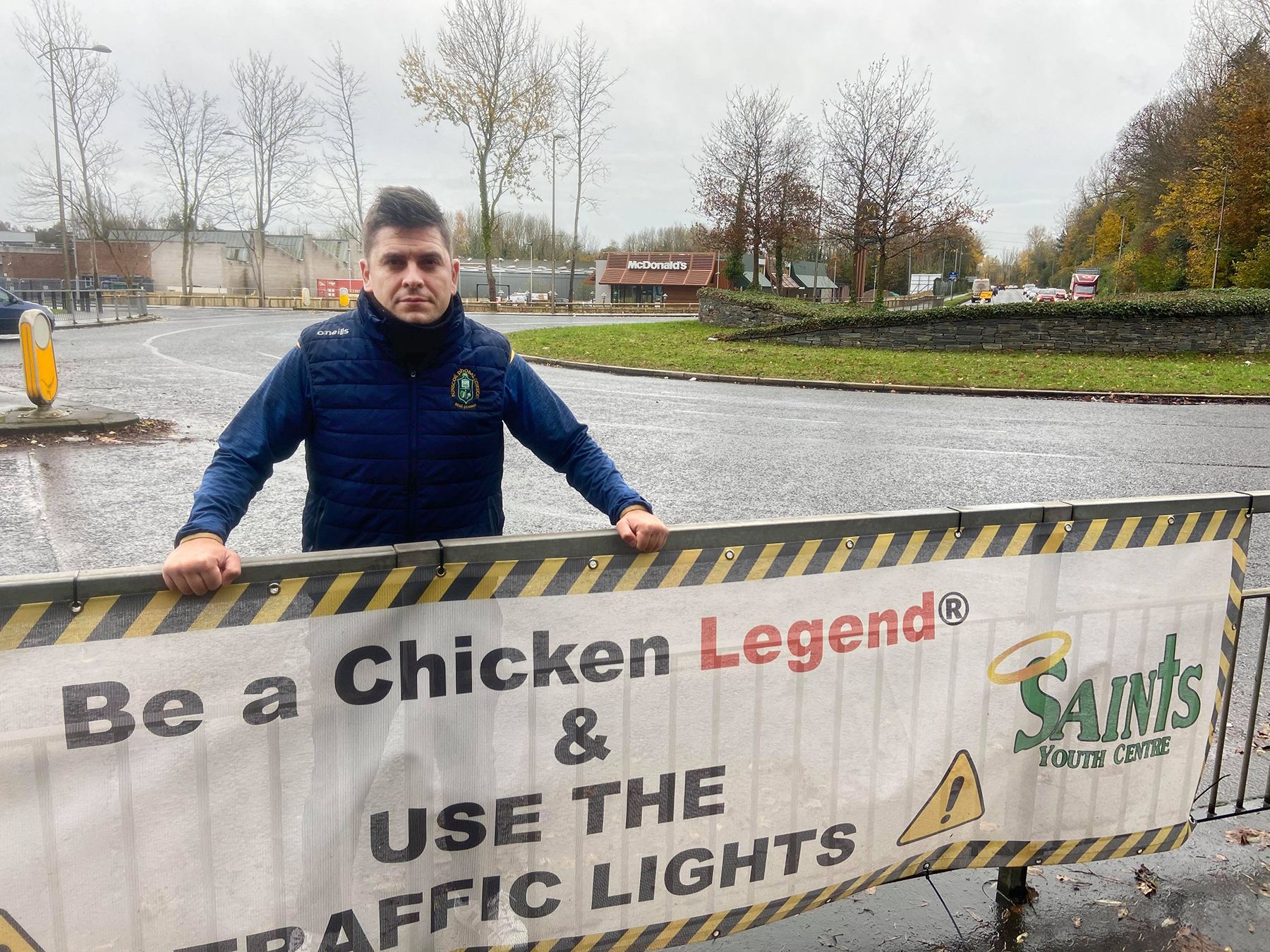 CROSSING: Cllr Danny Baker urges public to use the crossing at The Cutts as design is delayed