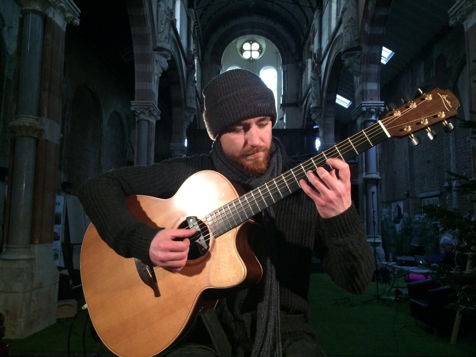 Gary Lutton at St Joseph\'s Church in Sailortown (Photo Credit: BEAMA)