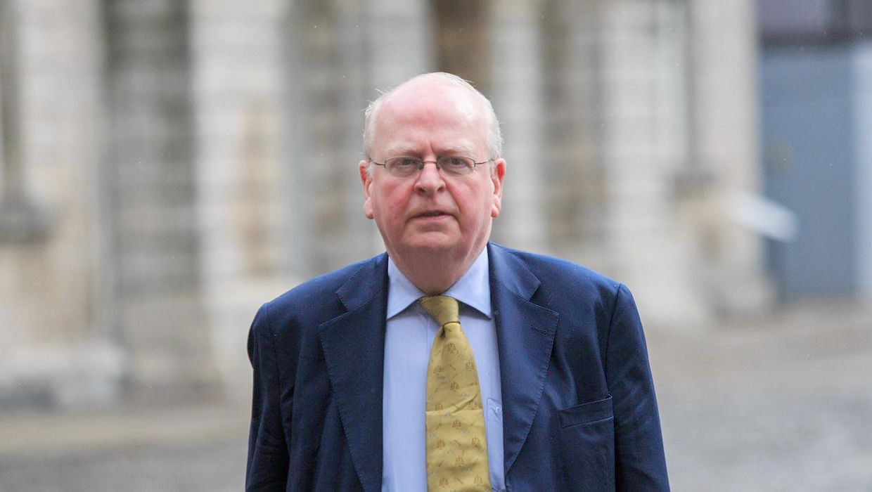 STRAIGHT-FACED: Barrister Michael McDowell offered an argument with such a shaky third leg it was astonishing