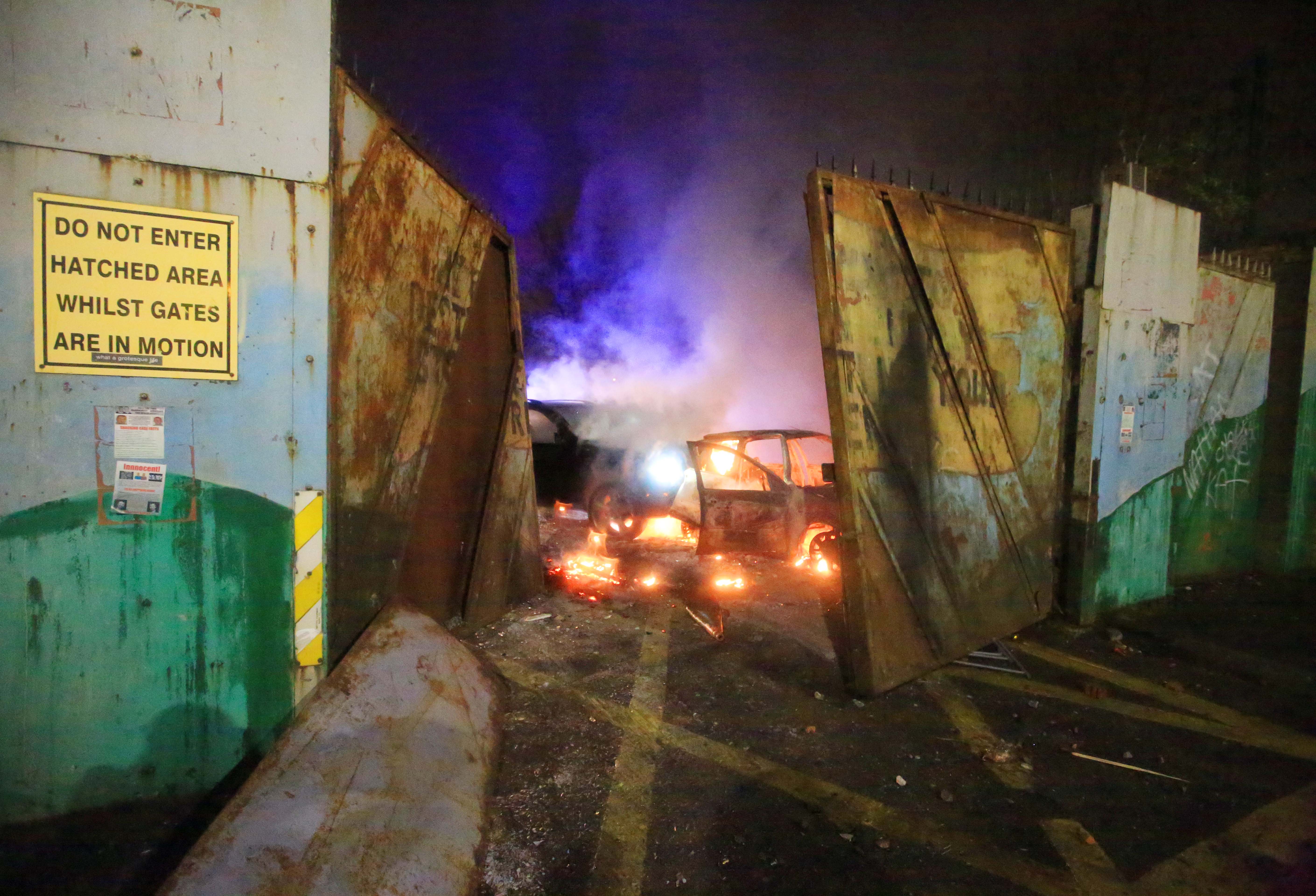 FLASHBACK: Unrest at Lanark Way two weeks ago
