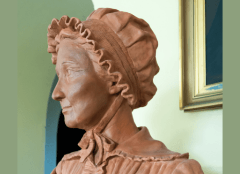 FIRST CITIZEN: A bust of Mary Ann McCracken