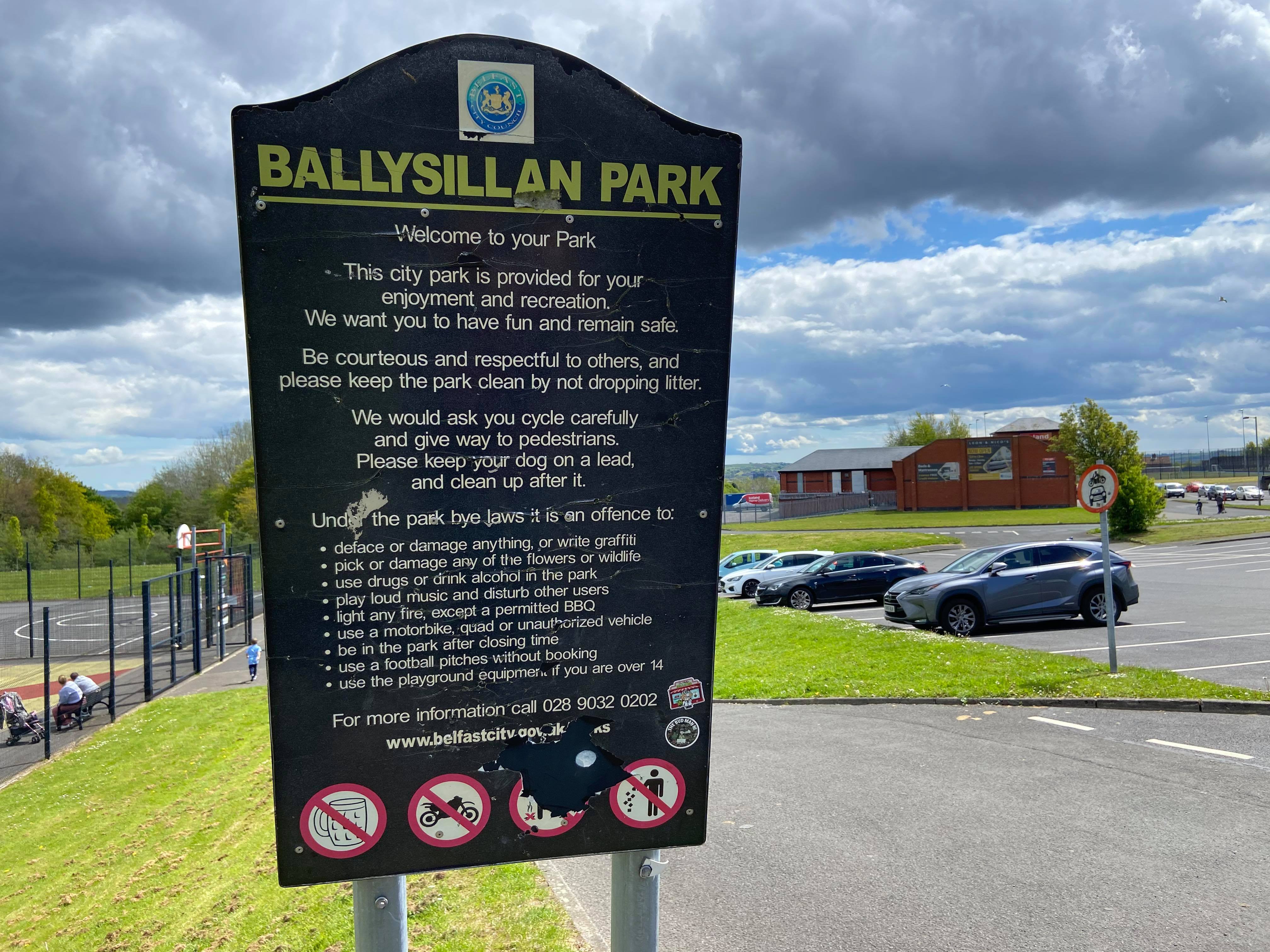 DOG WARNING: Ballysillan Park in North Belfast where a dog was poisoned