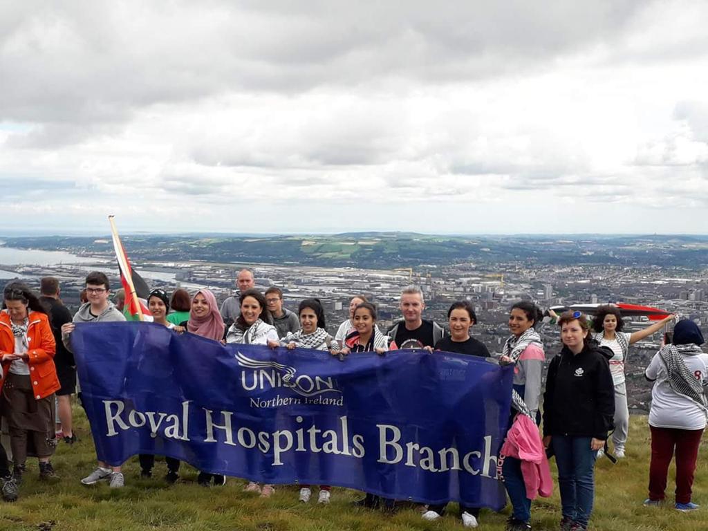 VISIT: Children from the Lajee Centre visiting the Belfast Hills