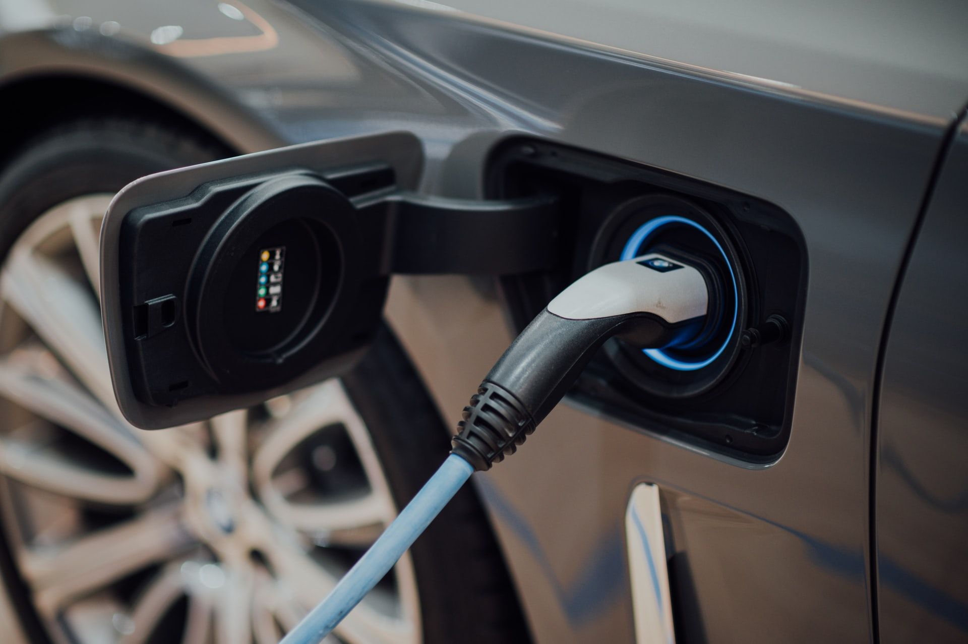 ROLLOUT OF CHARGING STATIONS MUST BE RAMPED UP: An electric car charging connection.
