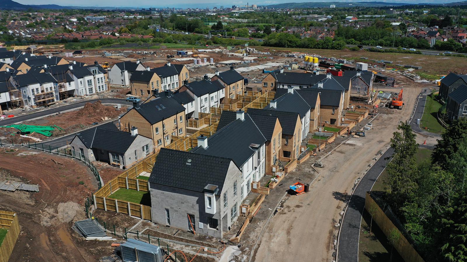 NOT OCCUPIED YET: Building work is ongoing at the homes at the former Visteon site 