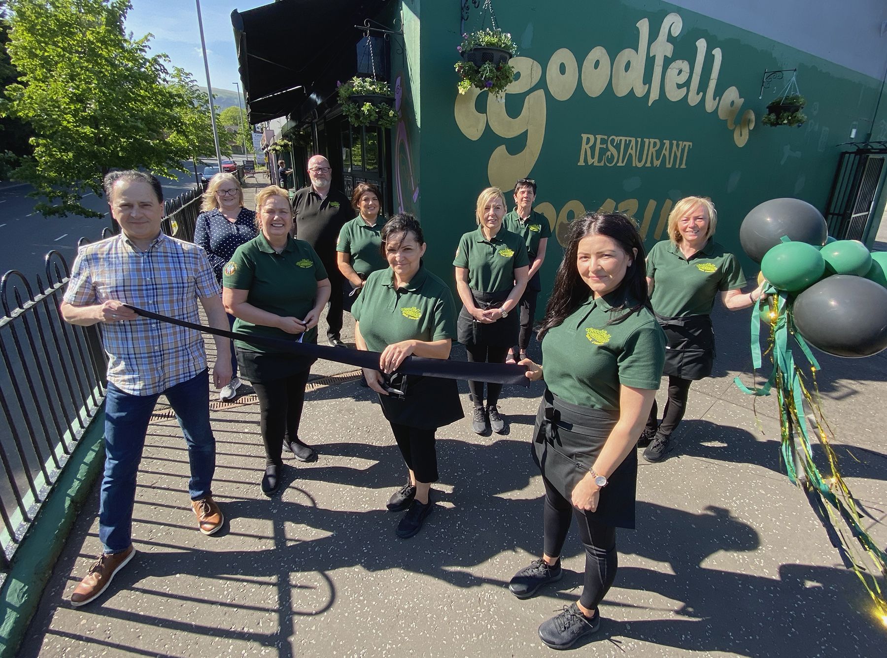 WE\'RE BACK: Goodfellas staff get ready to reopen the restaurant 