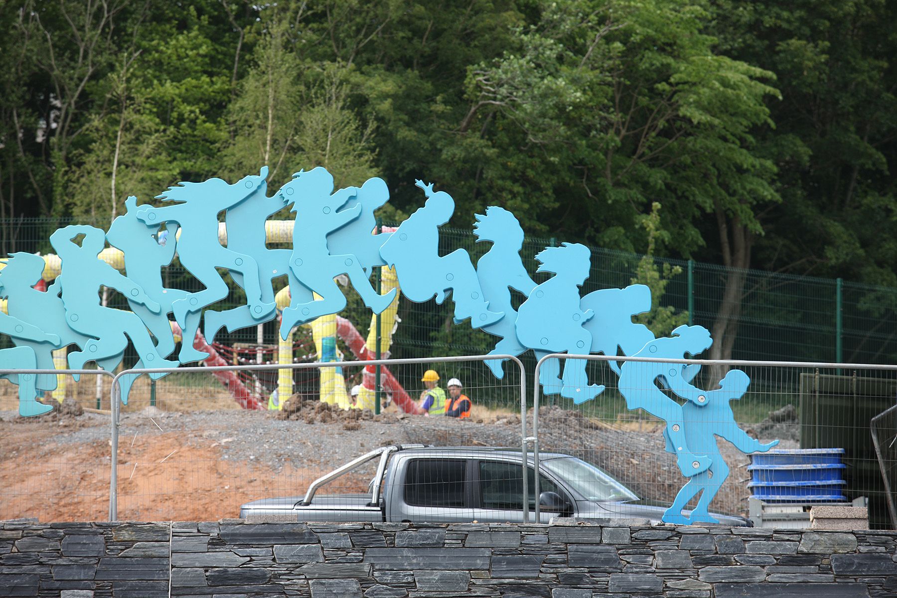 LEAP OF FAITH: The sculpture was first unveiled in 2010 as part of the £3million Colin Gateway Environmental Project