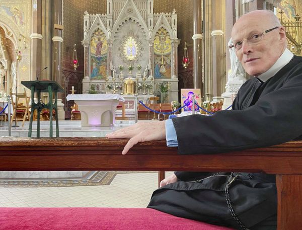 INCIDENTS: Fr Peter Burns says priests at Clonard have been suffering from anti-social behaviour