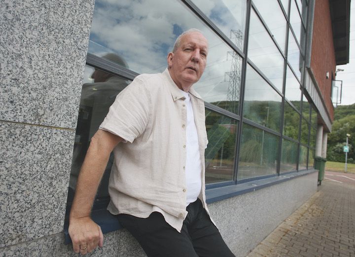 ANNIVERSARY: Bobby Storey at the Andersonstown News offices, Teach Basil