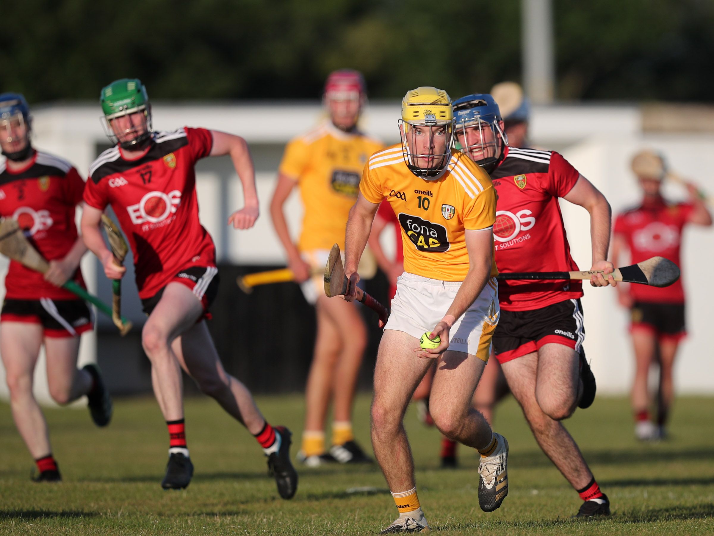 Daire Murphy bursts forward against Down on Tuesday