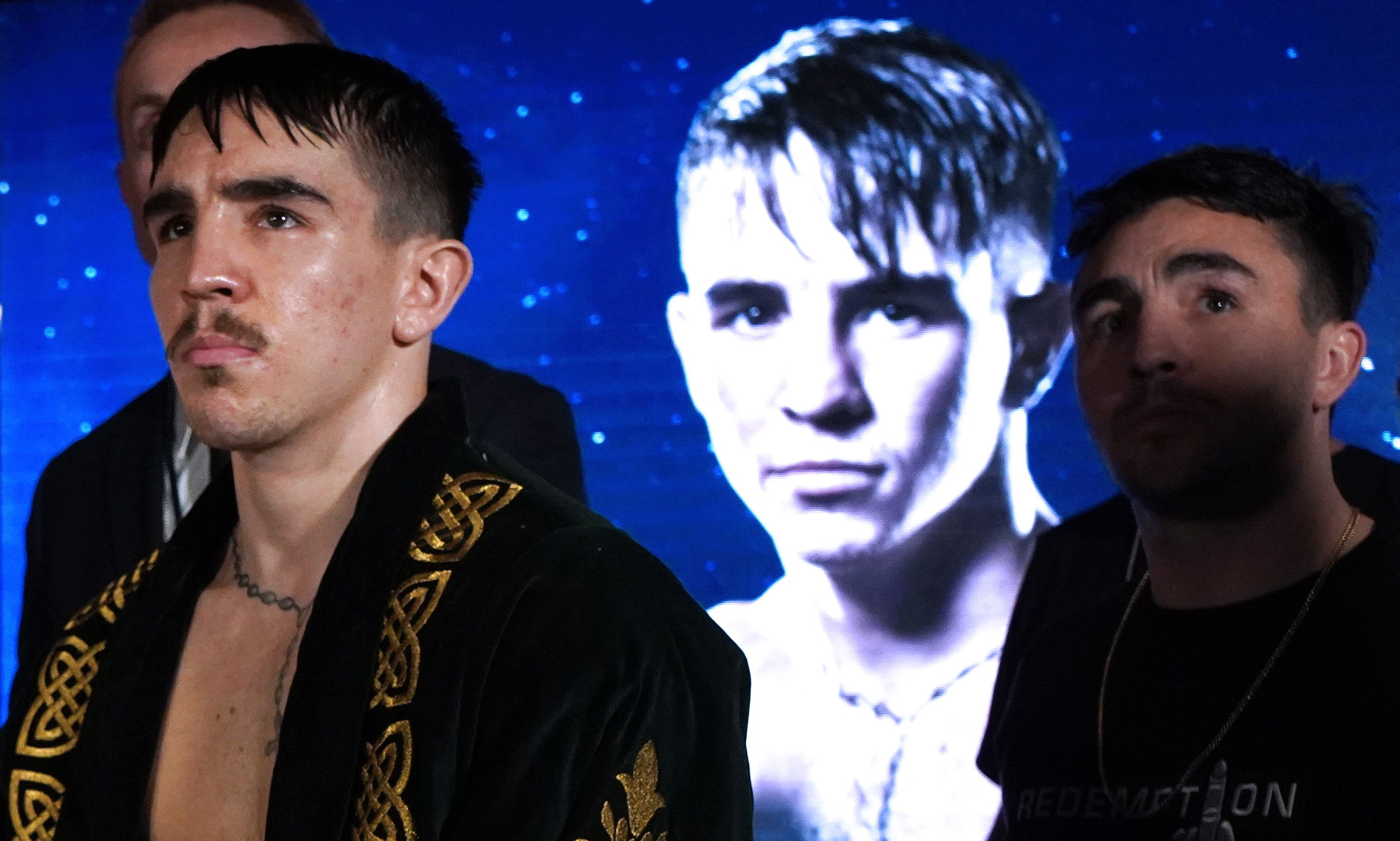 Jamie Conlan (right) says younger brother Michael will have to bring his A game when he faces former world champion from Laois, TJ Doheny at the Falls Park on Friday, August 6