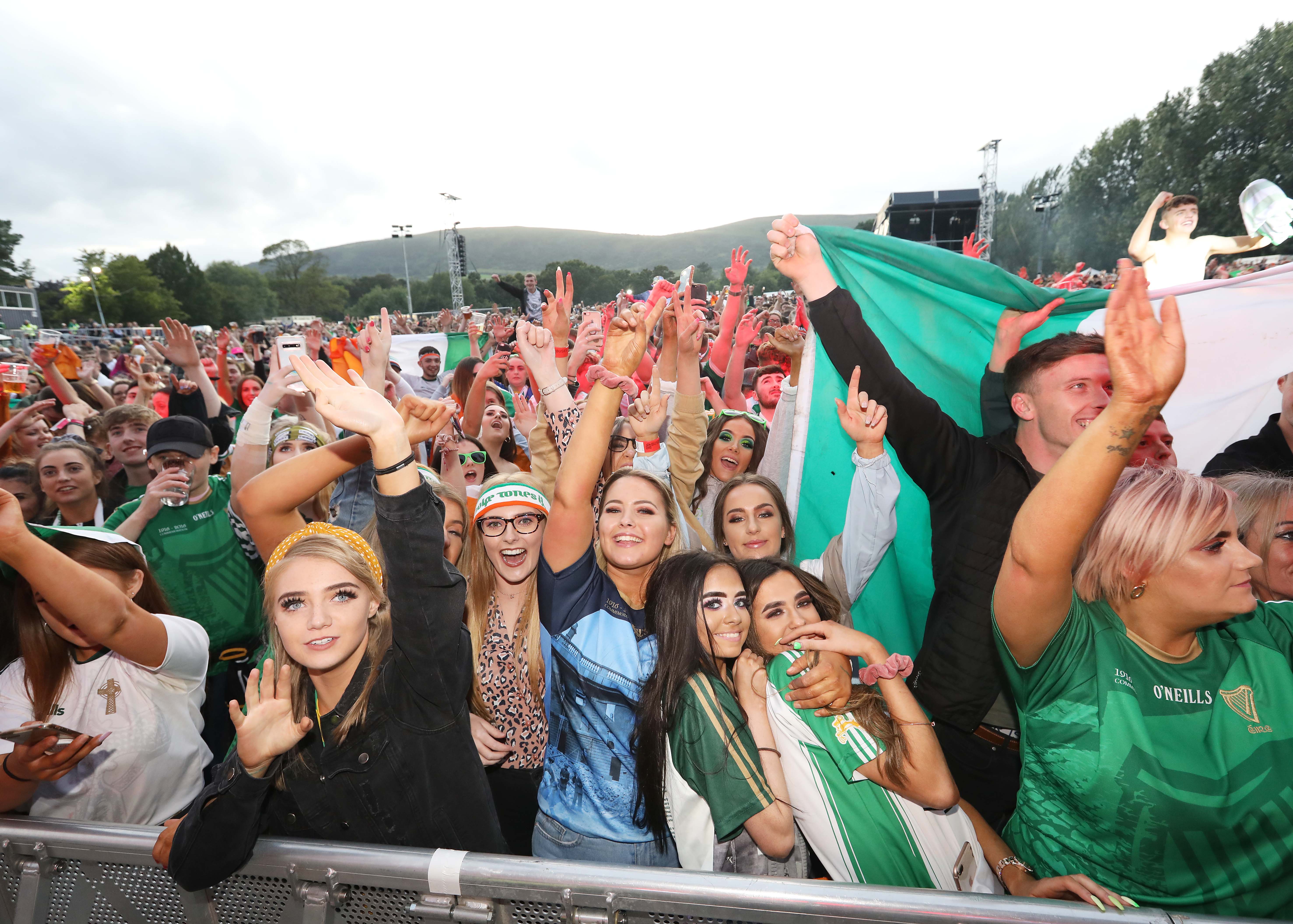 GOING LIVE: Music is set to return from Monday, which will delight these Féile fans