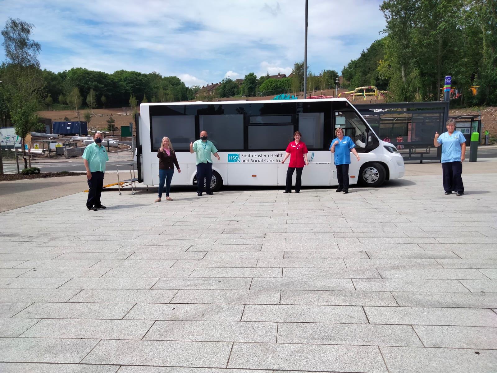 POOR UPTAKE: A recent mobile vaccination centre was set up at Colin Connect