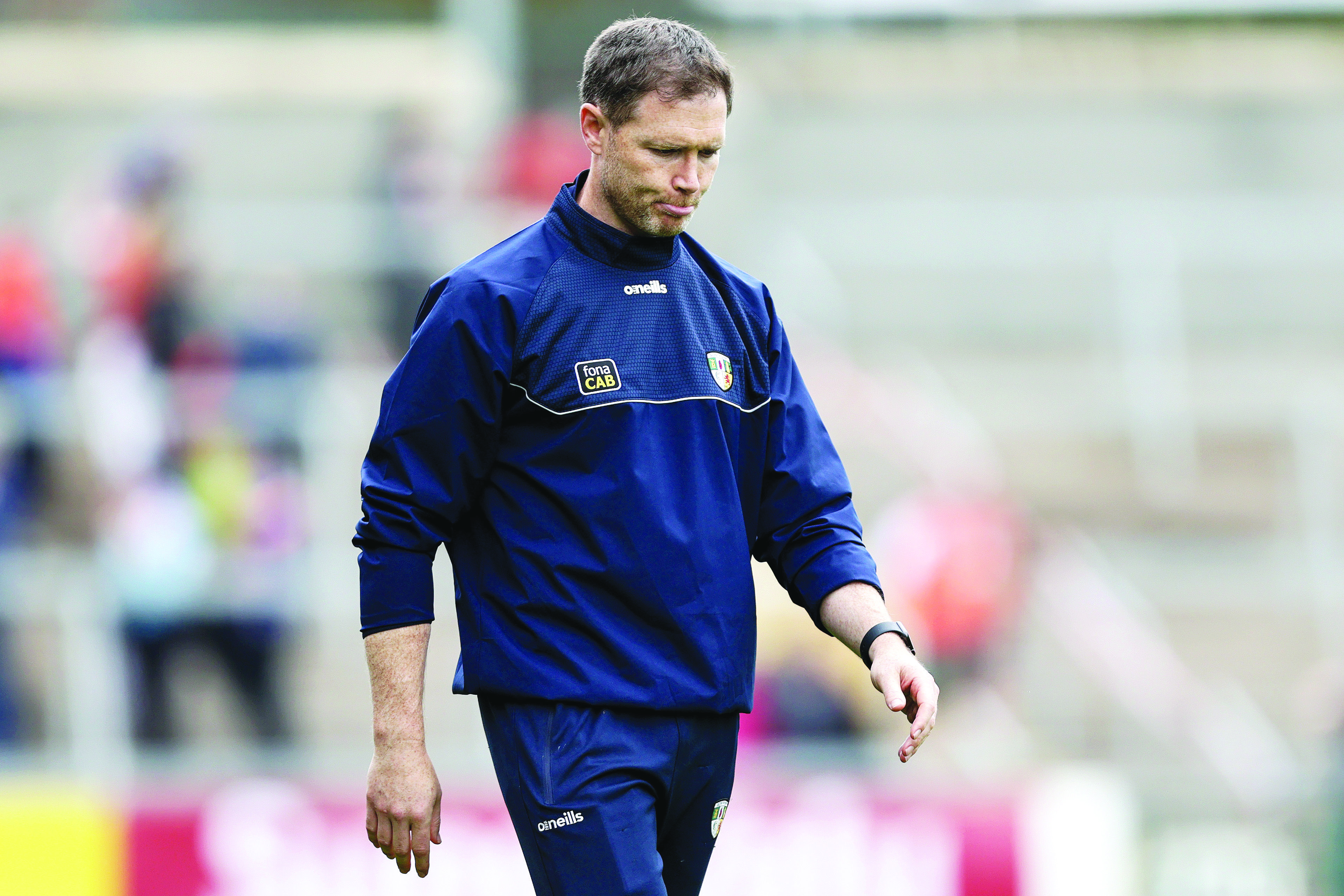 Antrim manager Enda McGinley feels Sunday’s 13-point defeat to Armagh was an unfair reflection on the game at the Athletic Grounds as his side exited the Championship 