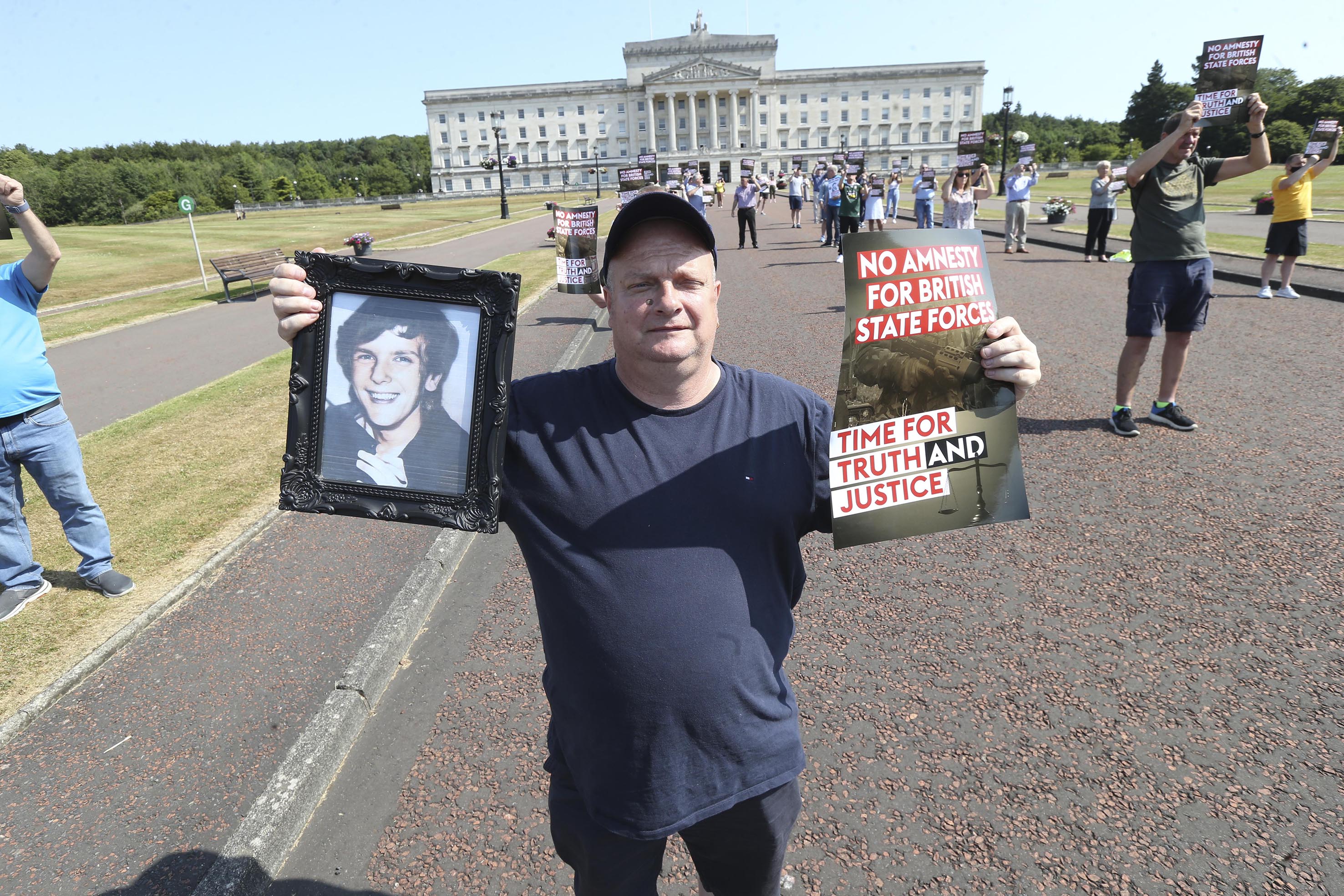 JUSTICE DENIED: Time for Truth protest at Stormont this week. 