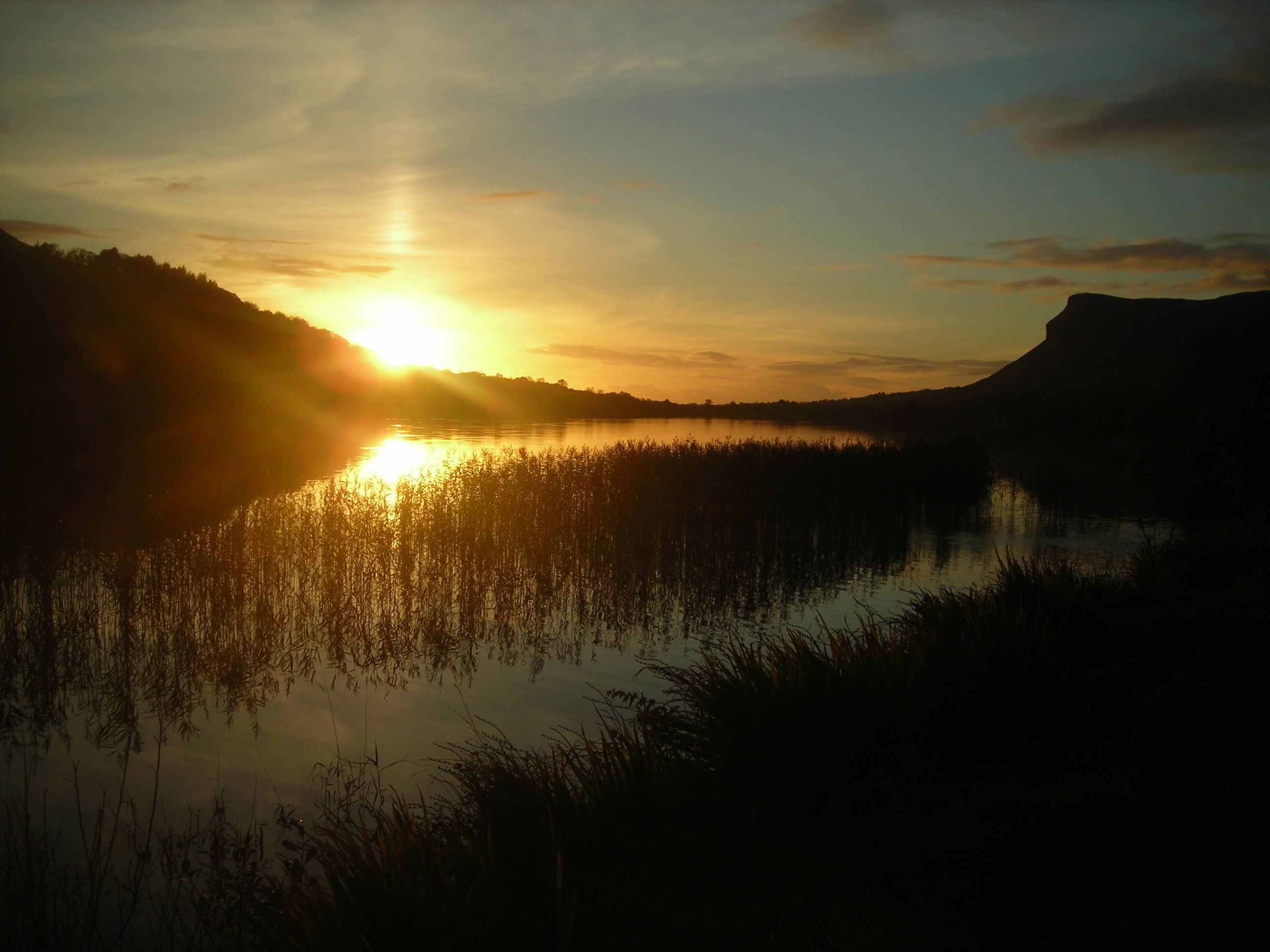 SPLENDIFEROUS: Sunset at Glencar Lake, Co Leitrim. 