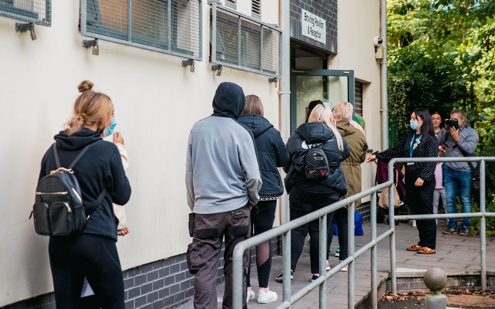 GET JABBED: Only 154 people turned up to be vaccinated at the Falls Park pop-up