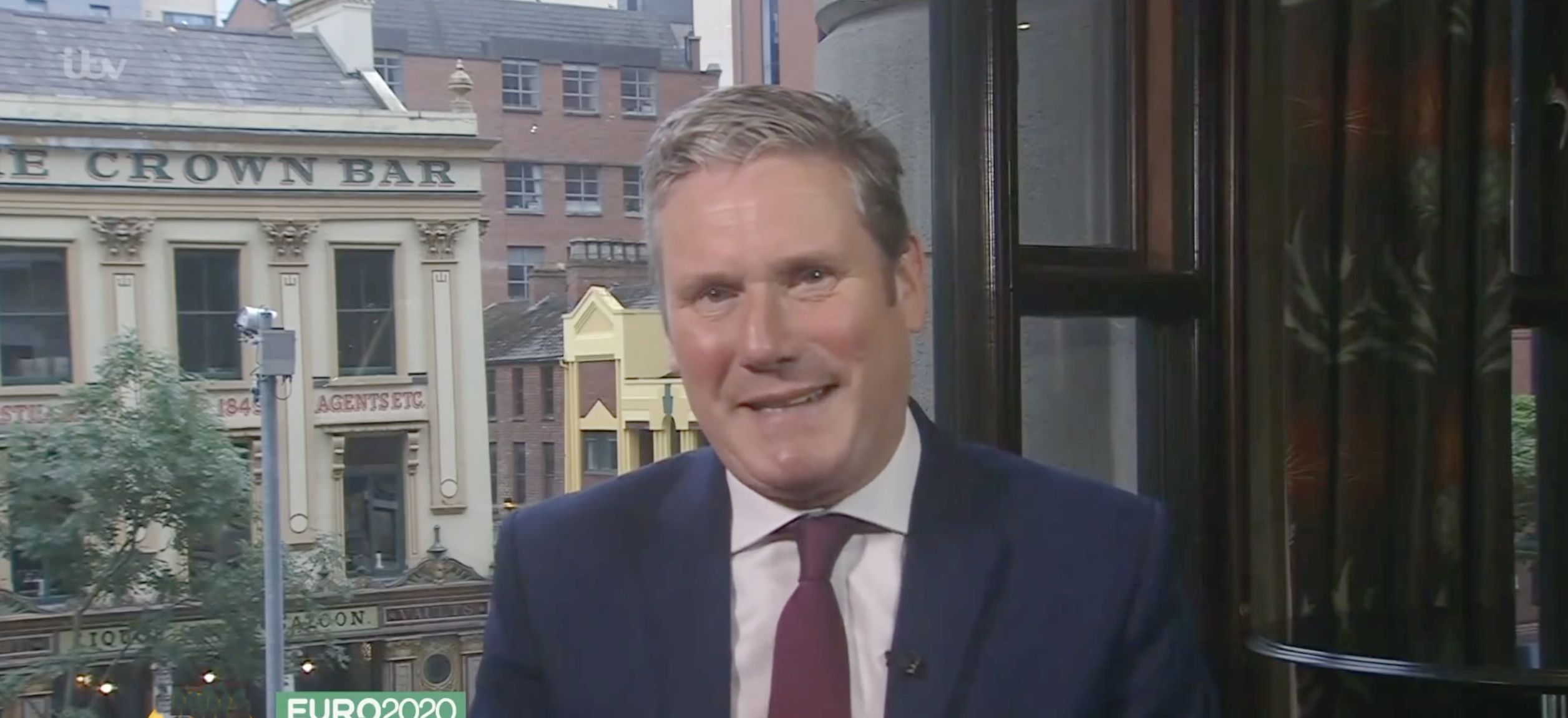 CONSTROVERSIAL REMARKS: Keir Starmer on his visit to Belfast