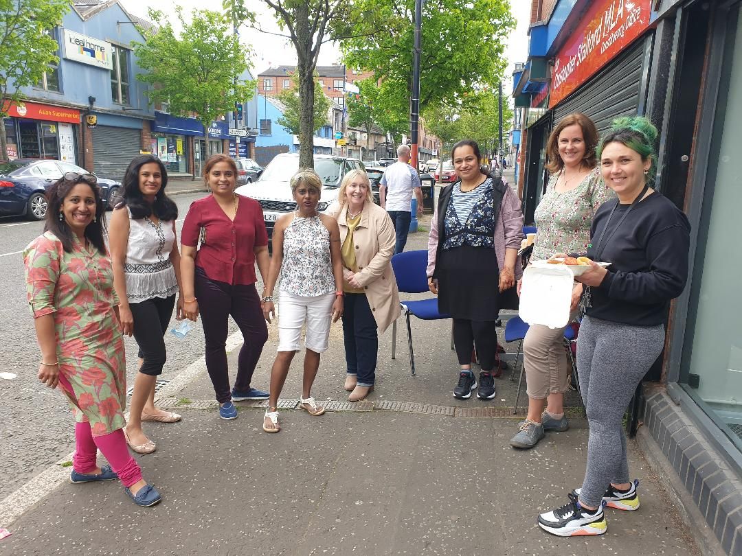 COMMUNITY DAY: Lakshmi Viswanath, Chandrakala Gowda, Ramya Kuntlapalli, Ana Chandran (BAWA), Amanda Ashe (HE), Amita Ravikiran (BAWA), Sylwia McAvoy (HE), Jamie-Lee Peden(BSCR)