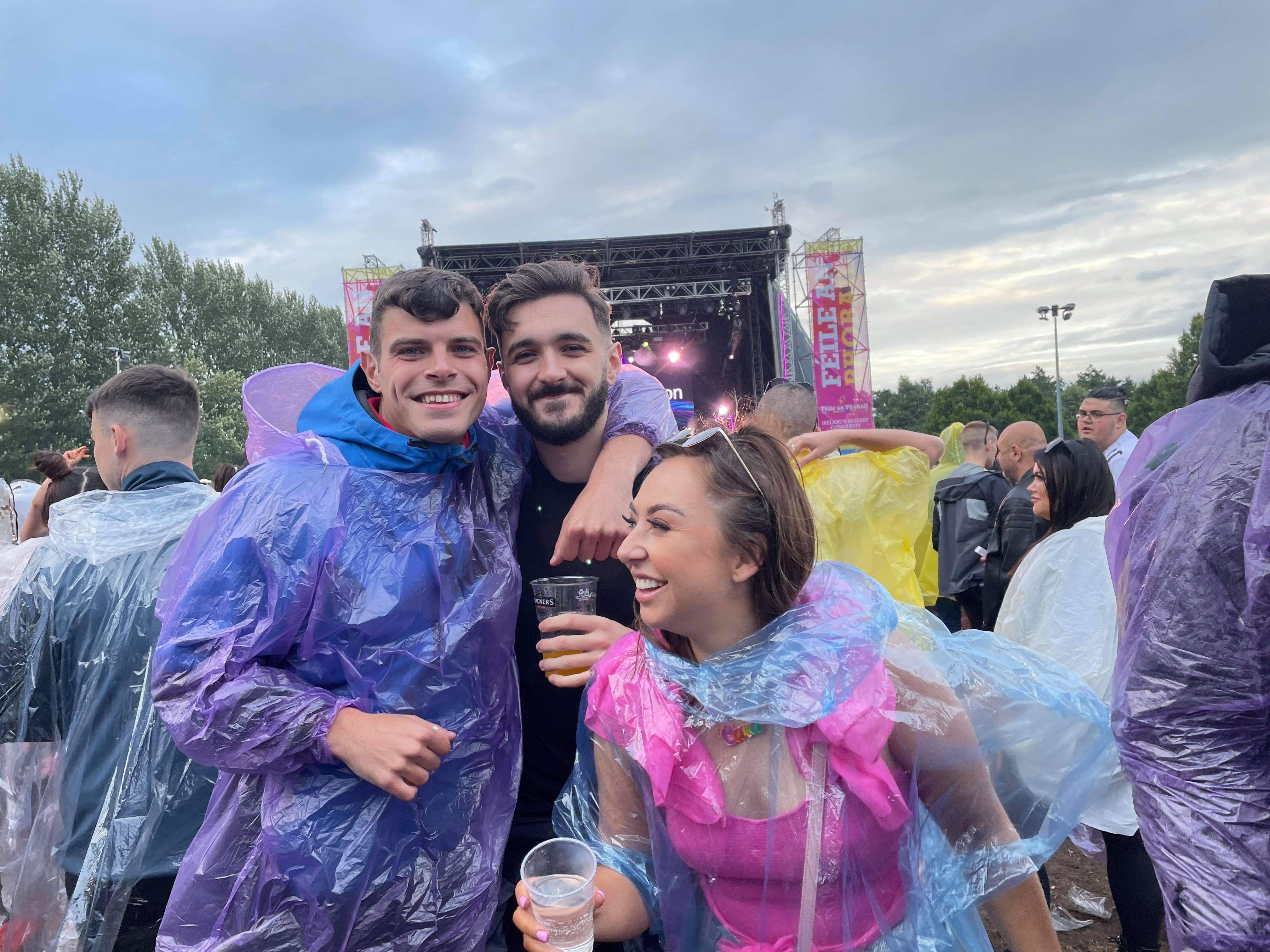 NEVER MIND THE WEATHER: Thousands of young people enjoyed the Dance Night