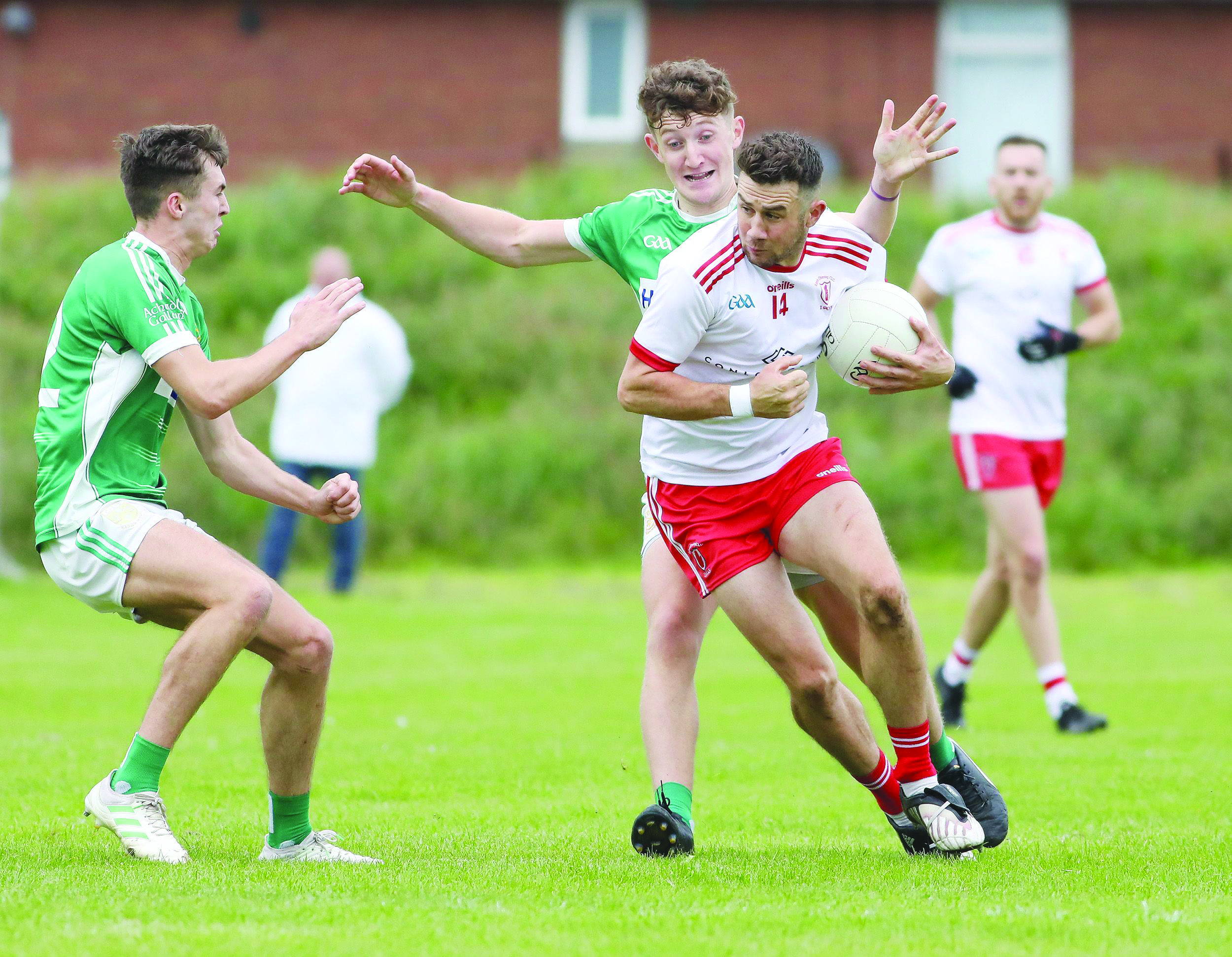 Lámh Dhearg will host Aghagallon in a repeat of last year’s SFC quarter-final