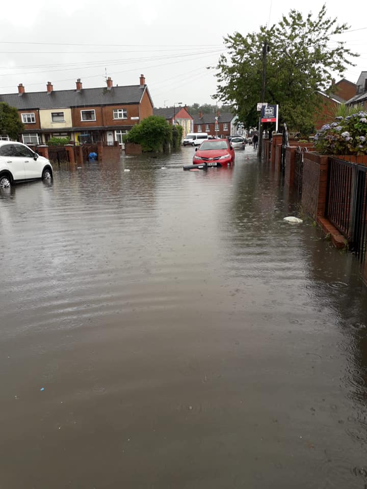 FLOODS: Brompton Park in Ardoyne