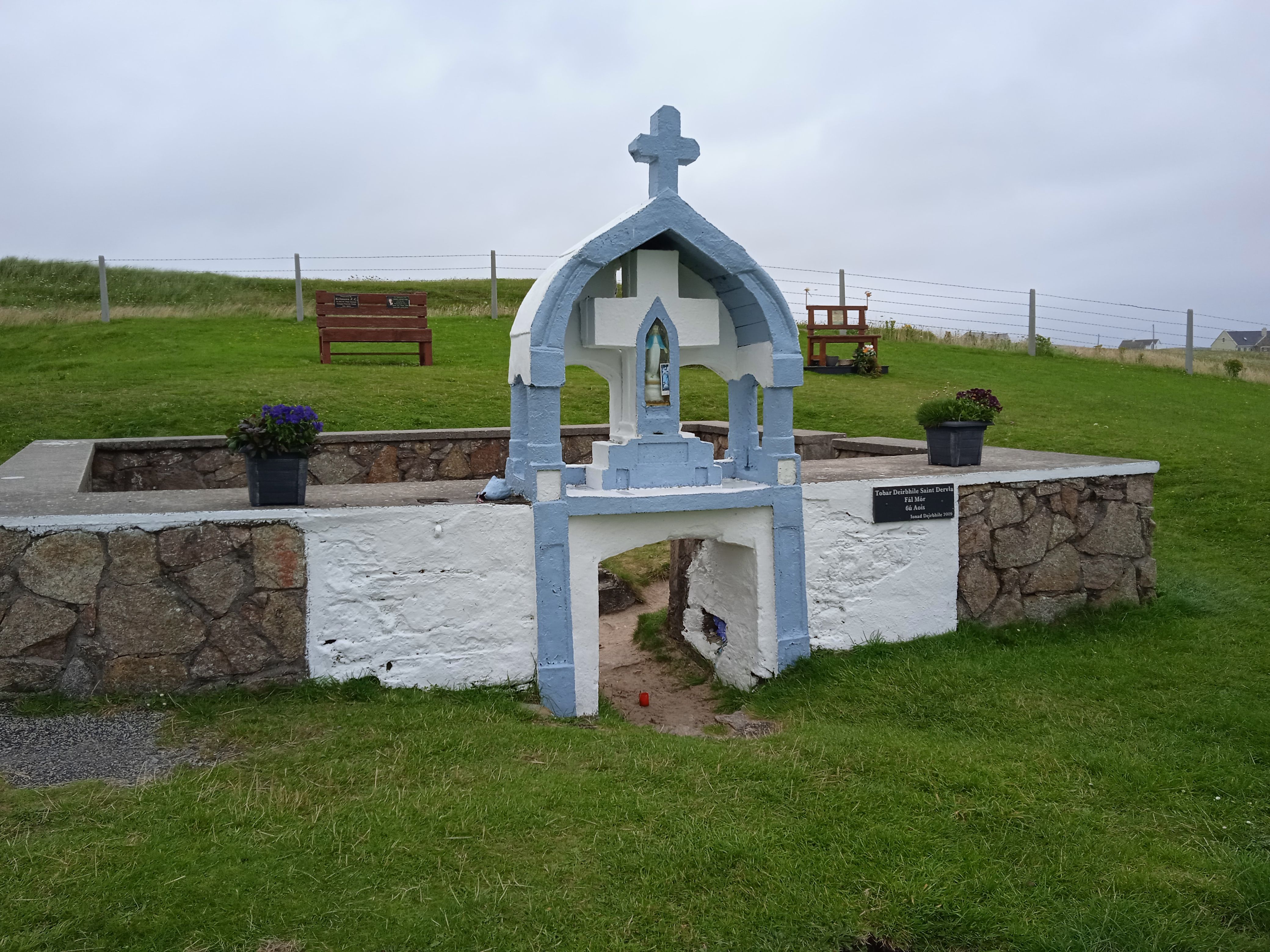 SACRED SPOT: St Deirbhile\'s well in Co Mayo