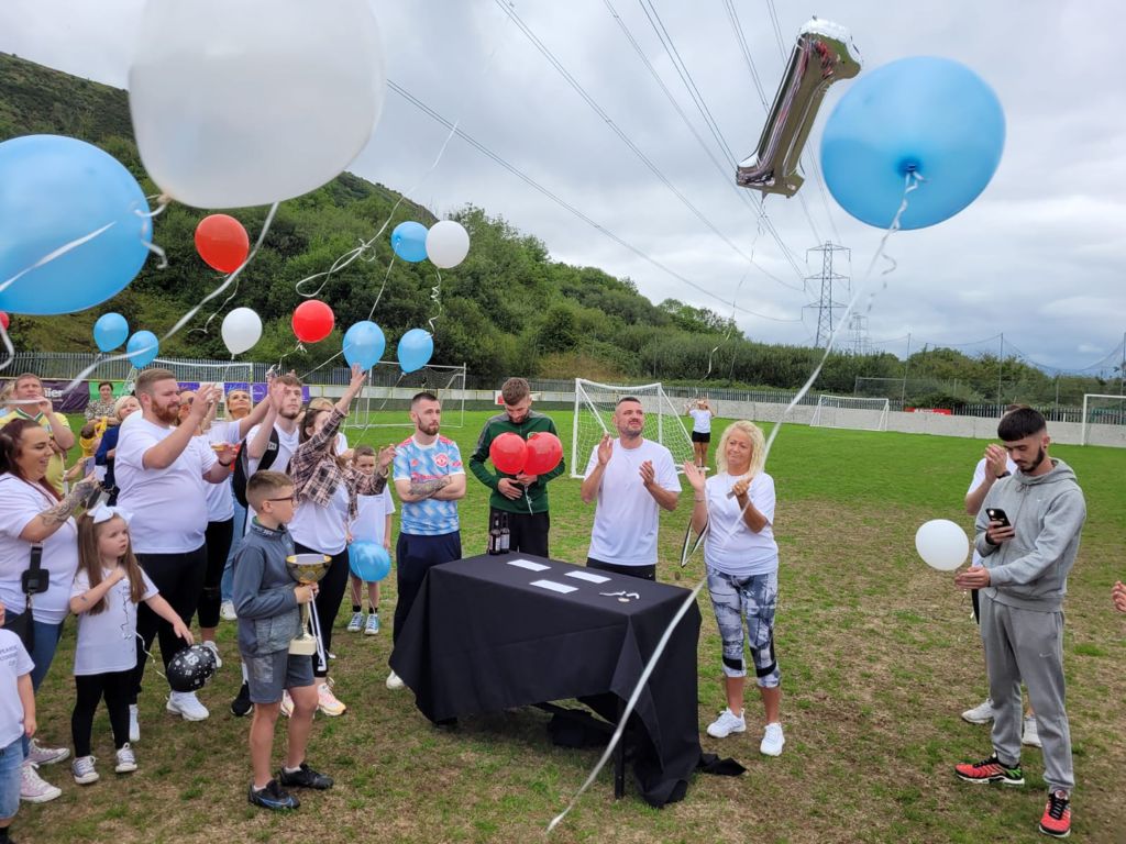 TOGETHER: Family and friends of Pearse Connors held a memorial tournament last Saturday