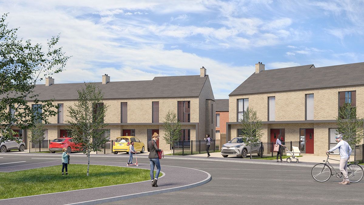 PLANS: An artists impression of the proposed housing development on Blackstaff Road