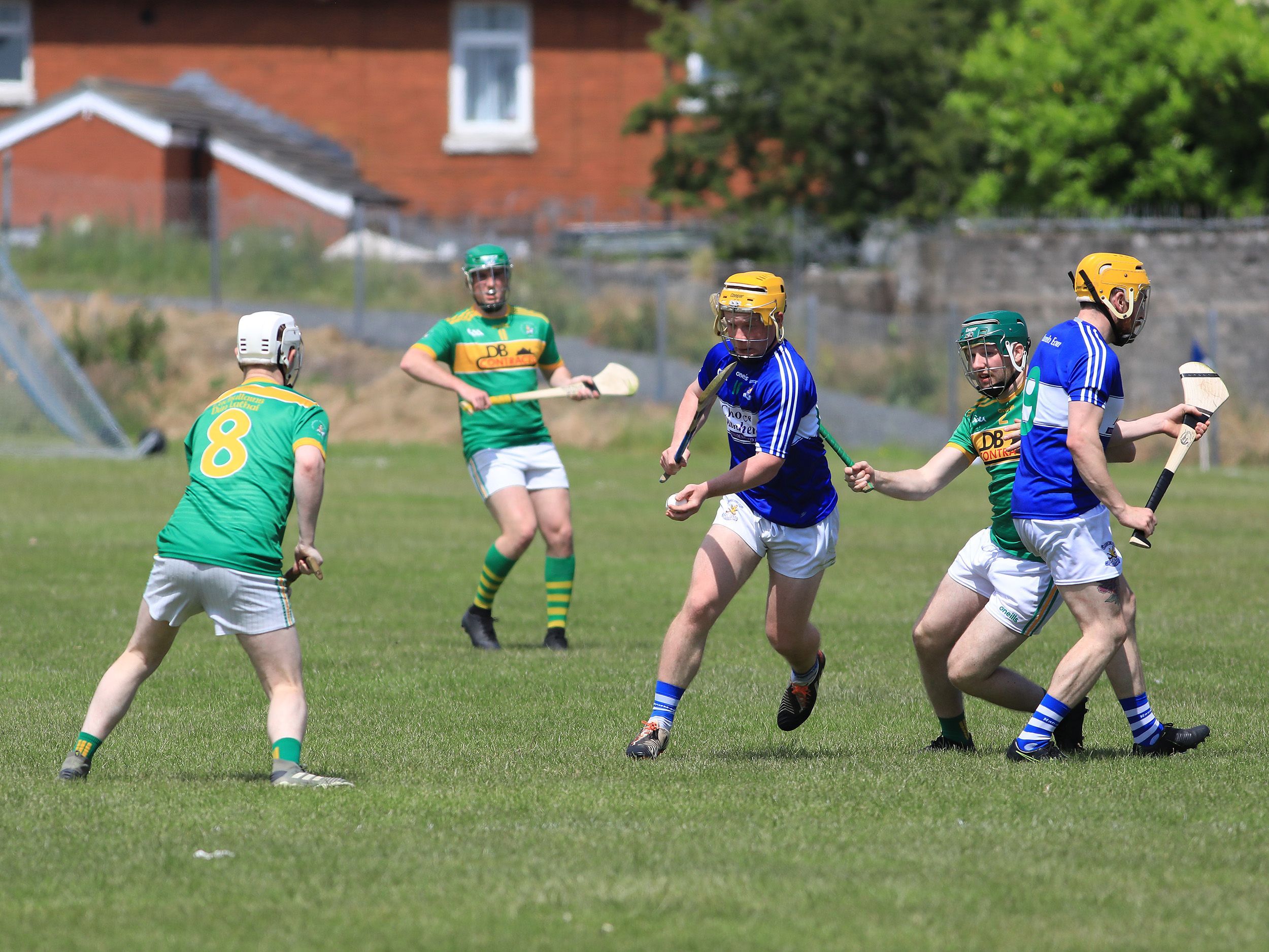 St John\'s host Dunloy at Corrigan Park on Sunday 