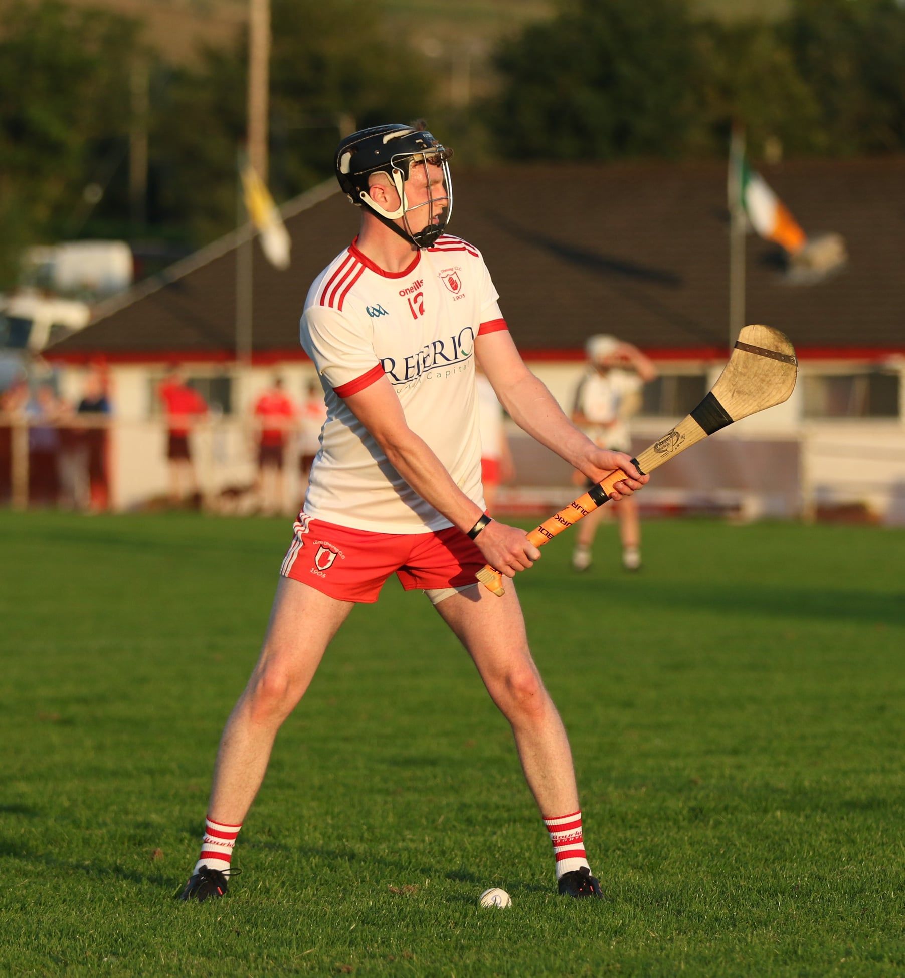 Daniel Murray scored a dozen points in Lámh Dhearg\'s win over Rasharkin and will hope to spearhead the attack again in this Sunday JHC semi-final against Glenravel
