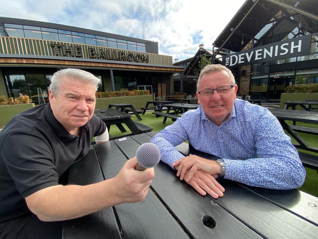 BACK TOGETHER: Johnny Hero and Seamie O\'Neill are inviting Twinbrook residents, past and present to join them on 9 October