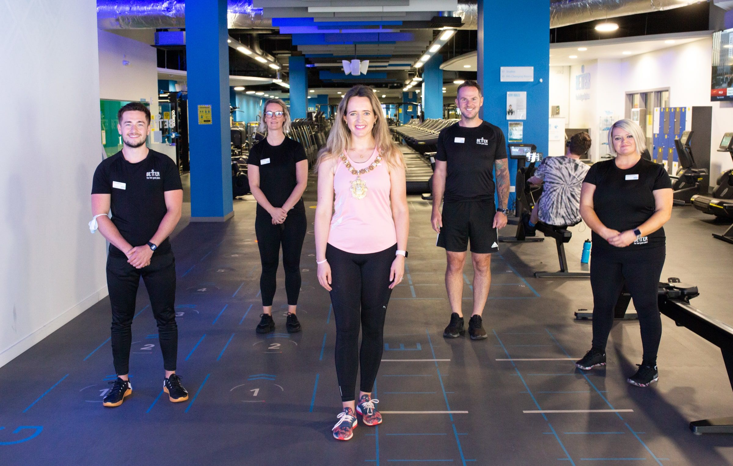 FITNESS: Lord Mayor Kate Nicholl visited the Better Gym to try out the new FitQuest test