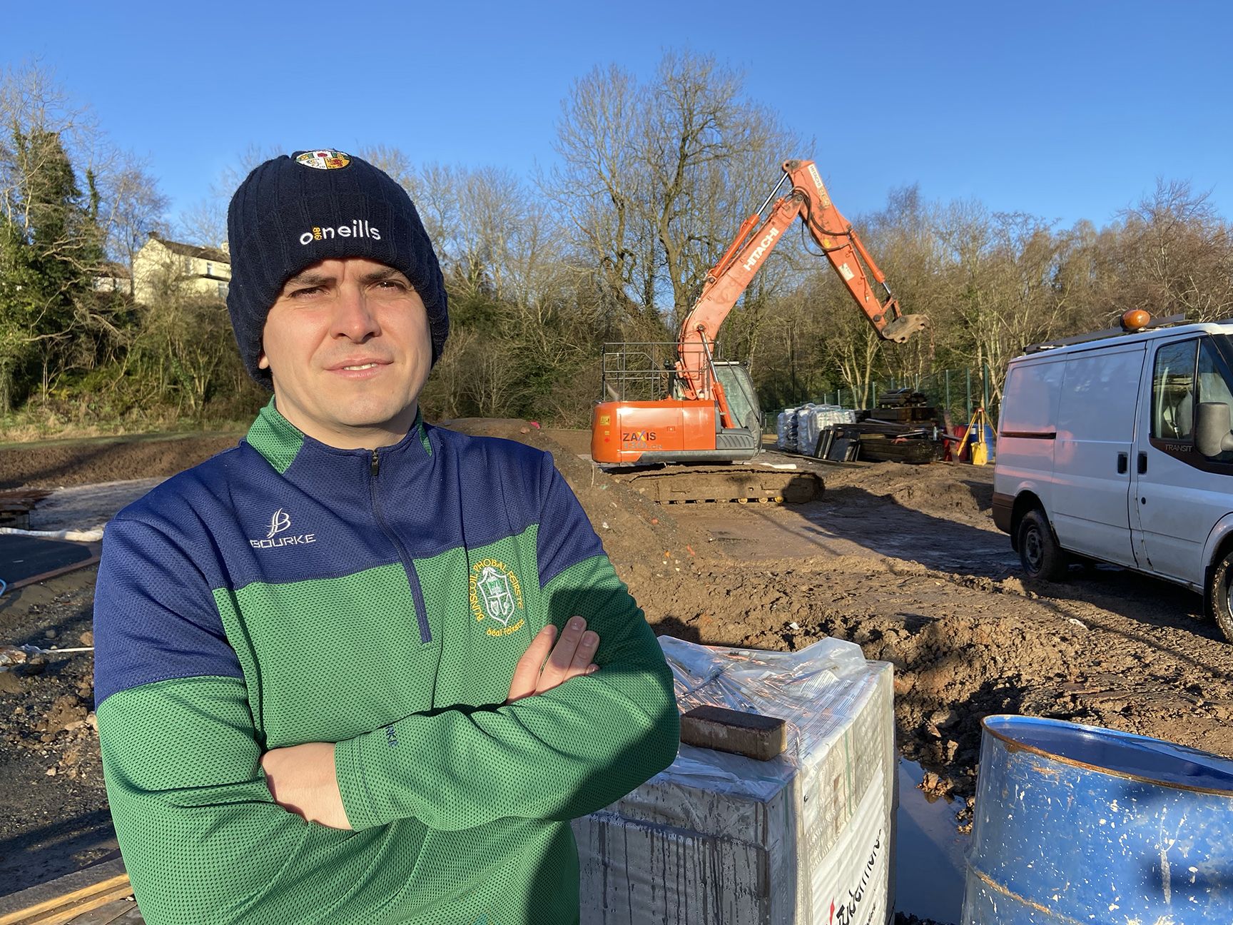 DELAYED: Cllr Danny Baker said that he will not accept \"substandard\" facilities at the site of Páirc Nua Chollan