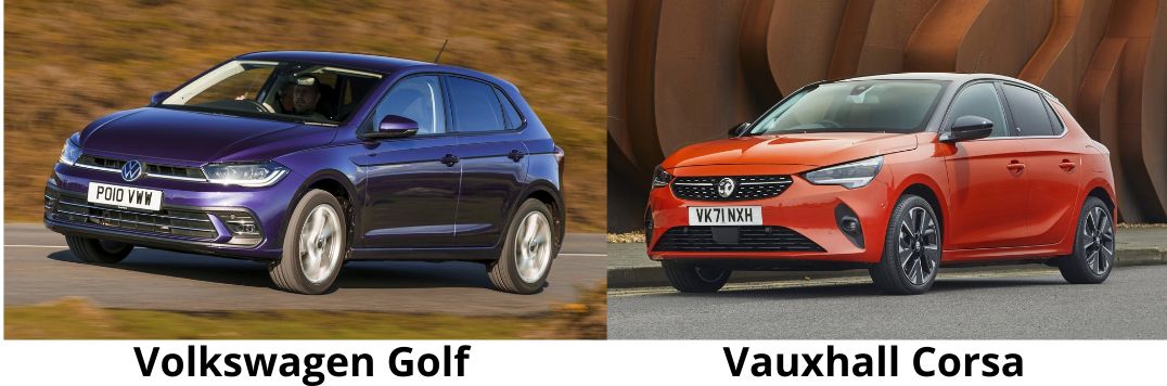 ALL CHANGE: Volkswagen’s Polo (left) helped drive it to number one manufacturer; the Vauxhall Corsa was the single biggest-seller