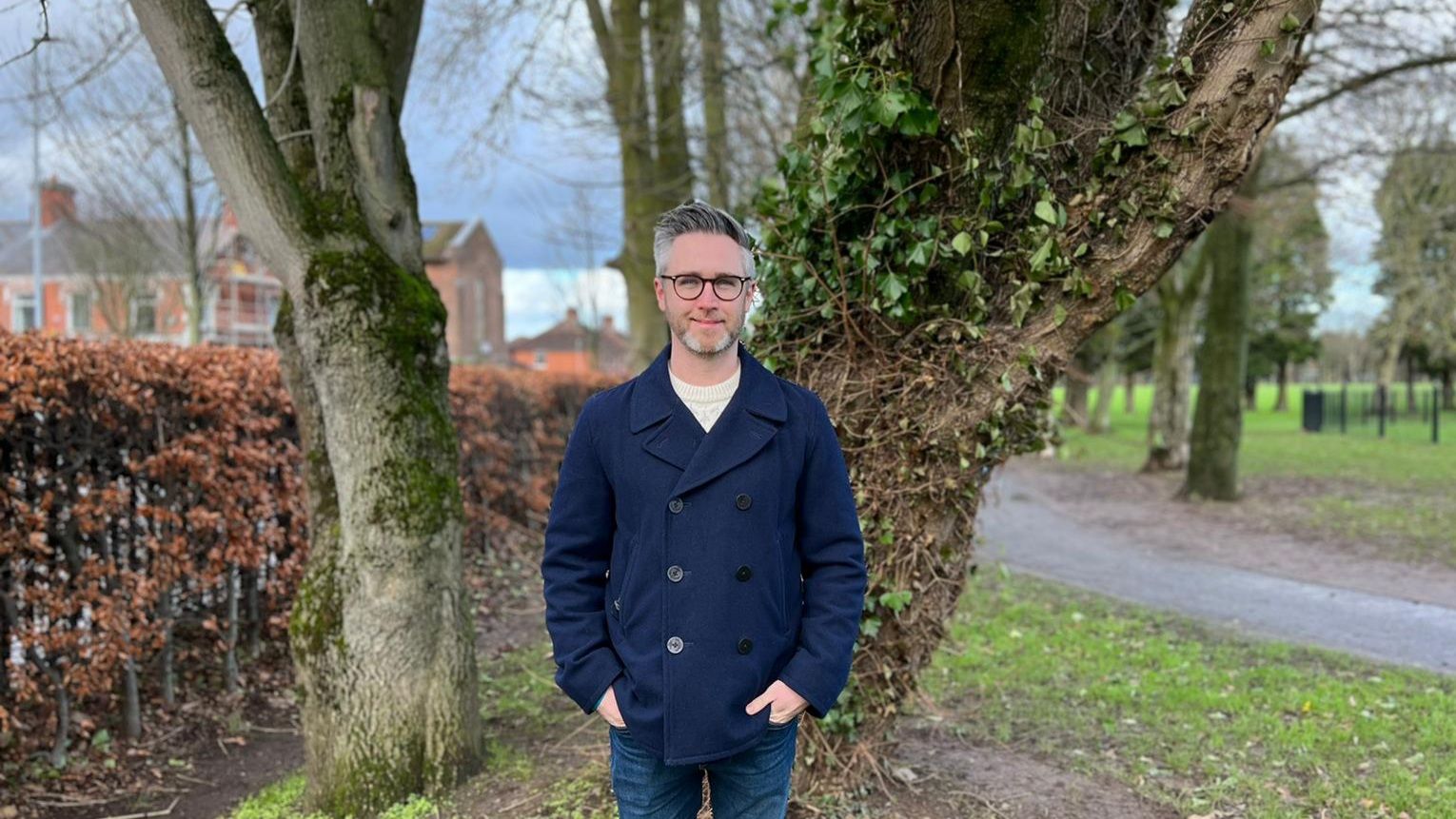 FREE TREES: Cllr McKeown is encouraging people to come along to Ormeau Park on Saturday and pick up a free tree to take home and plant
