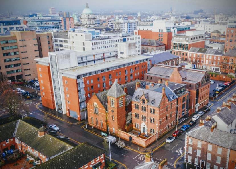 PLANNING APPLICATION REJECTED: The former site of Sussex Place Convent School in the Market area of South Belfast
