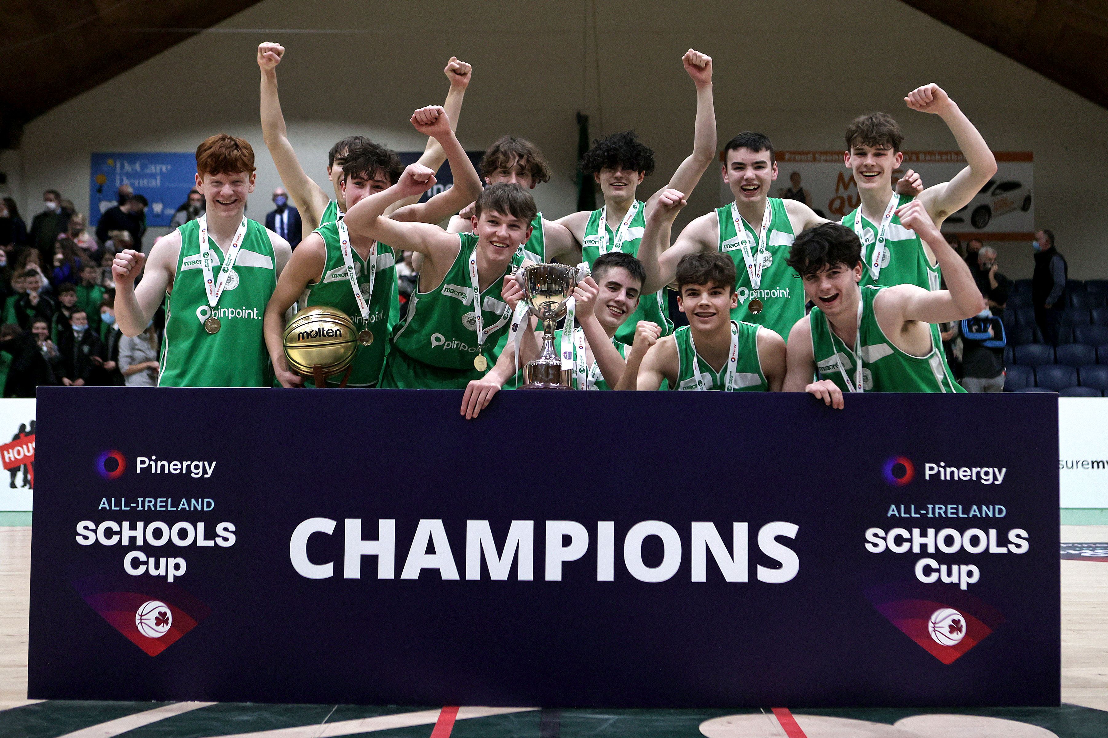 St Malachy\'s celebrate their win 