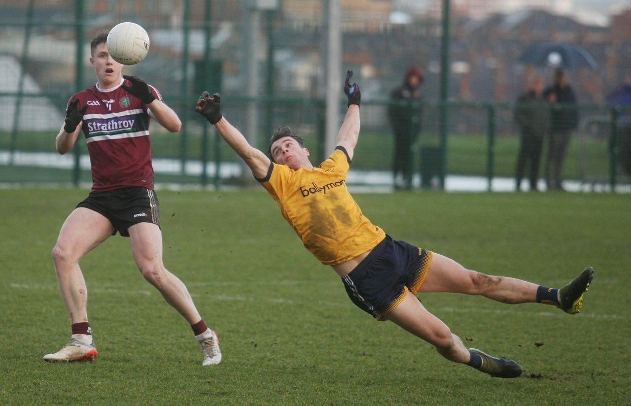 Ryan Coleman keeps his eye on the ball during Wednesday\'s game at Davitt Park