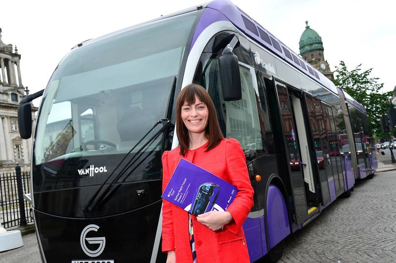 NEXT PHASE: Infrastructure Minister Nichola Mallon is to consider extending the Glider route to Carryduff.