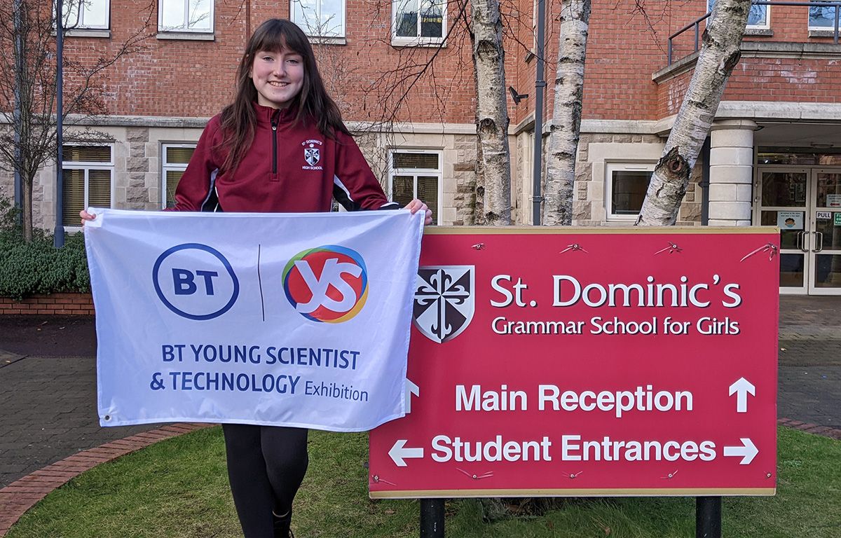 NUMBER ONE: Year 10 St Dominic\'s pupil Ava McGurk