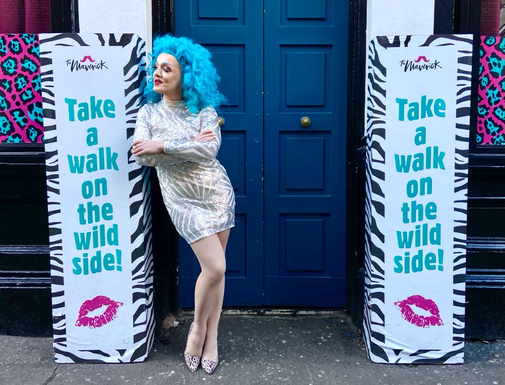 SHANTAY, YOU SLAY: Misty Falls (Mykle Hillman) heads up the Haus of Falls drag collective alongside fellow West Belfast drag queen, DeKay