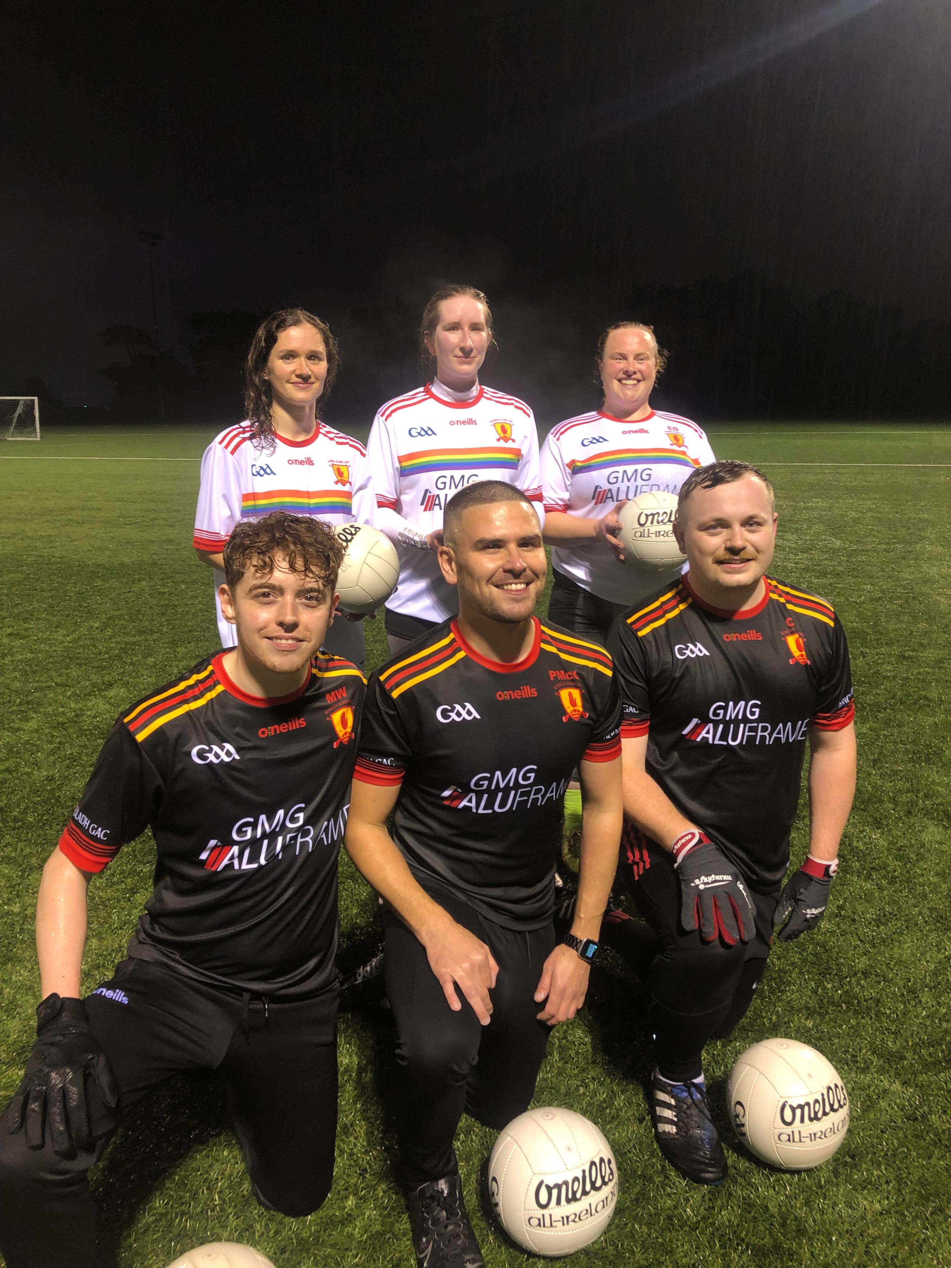 INCLUSIVE: Aeracha Uladh in their new kits which launched during Pride