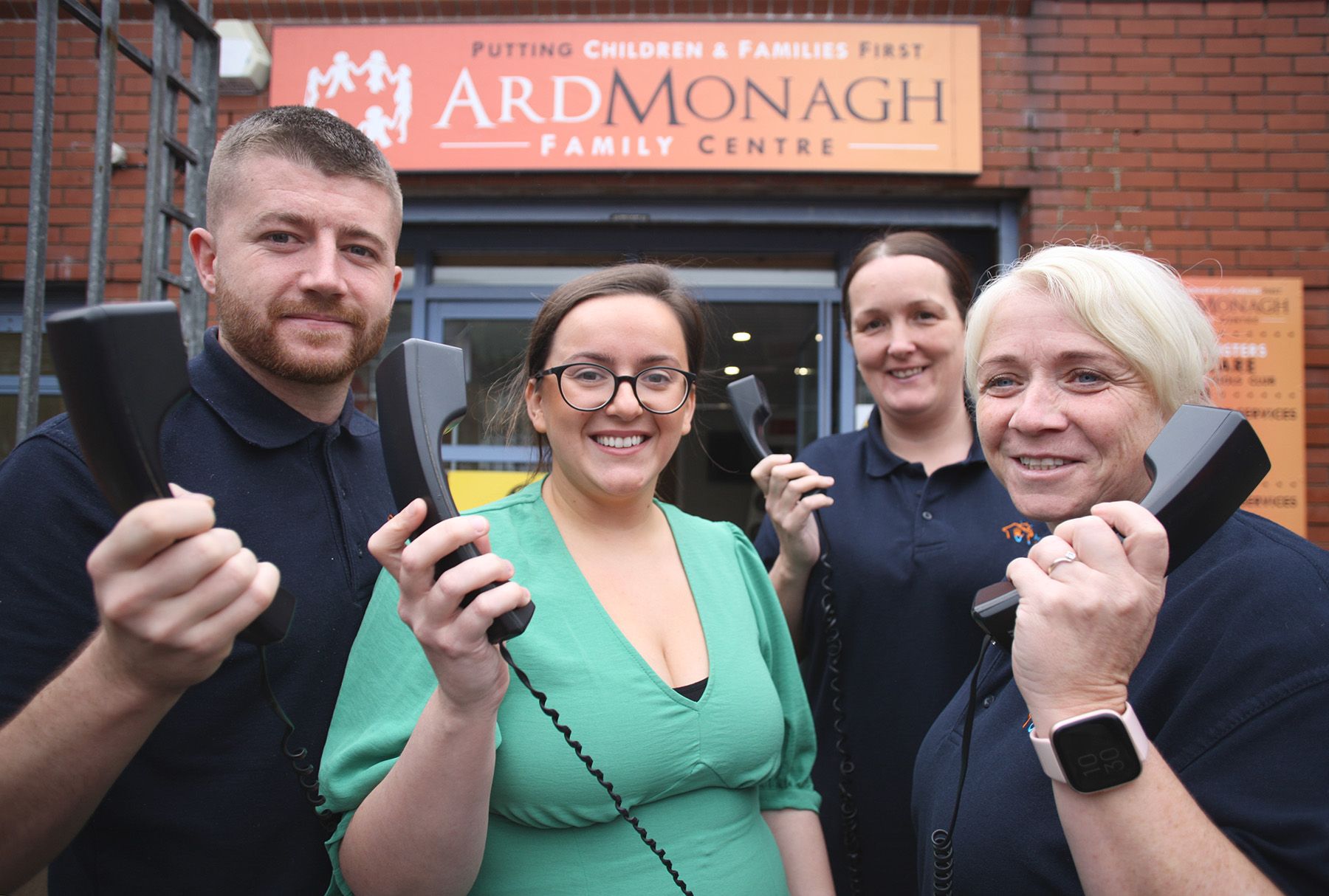 FUNDING: Joe O\'Neill, Fionnuala Lavery, Kelly McConnell and Christine Conlon welcome the funding from the National Lottery 