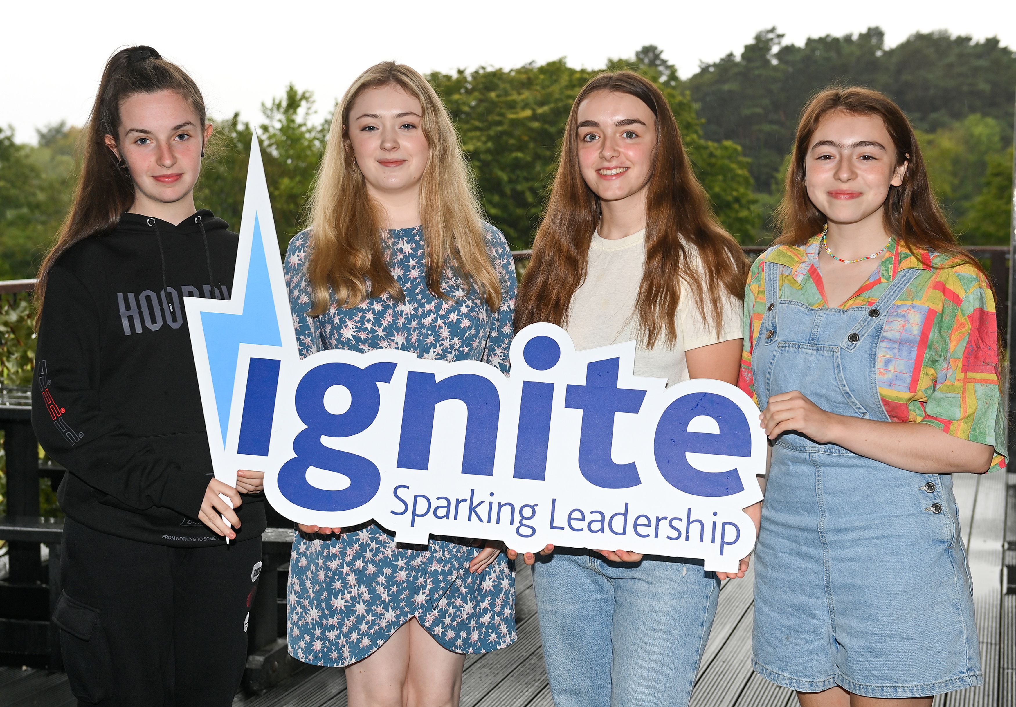 SUCCESS: Carly Lowe, Ciara Boyle, Sarah Beattie and Niamh Dougan successfully completed the airports IGNITE programme