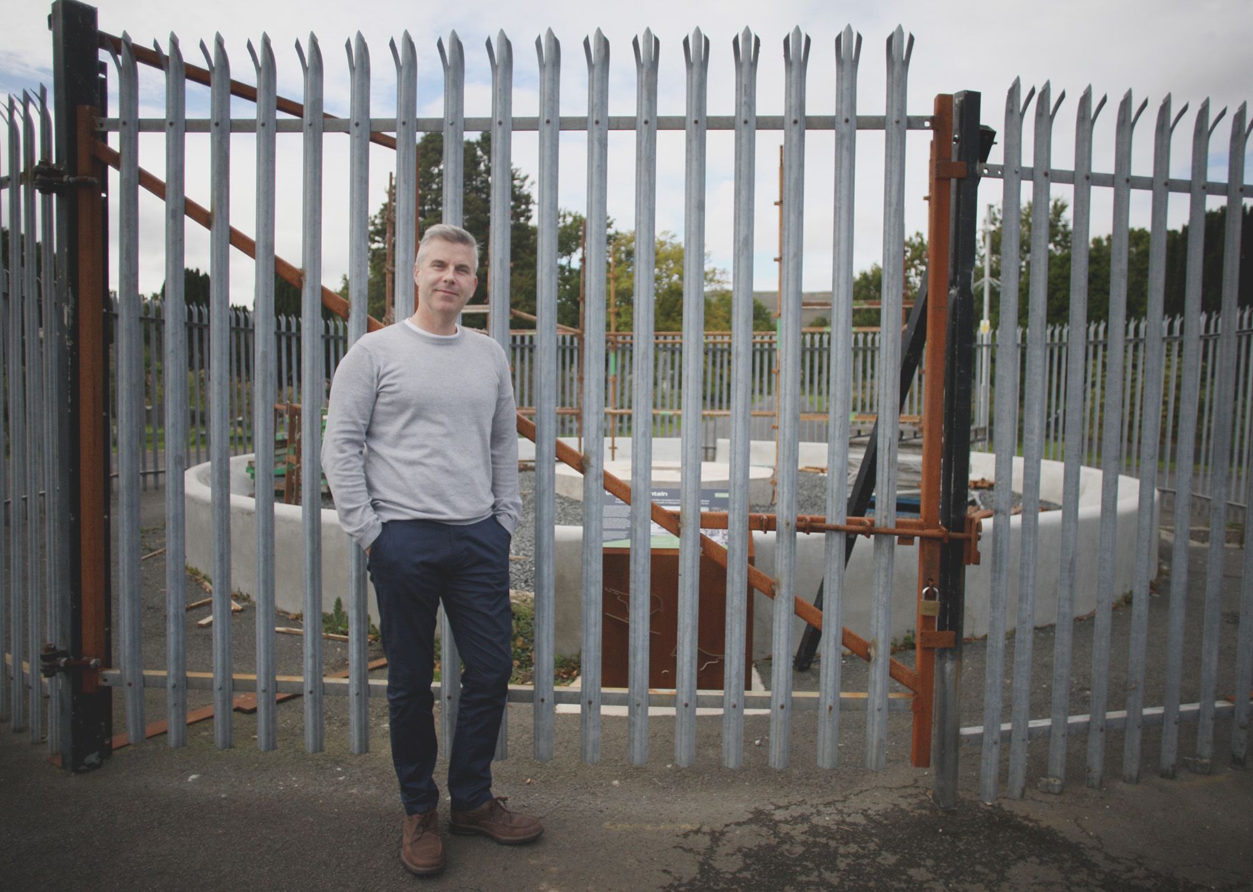 RESTORATION: Cllr Steven Corr has welcomed news that the Victorian fountain will soon return to City Cemetery 
