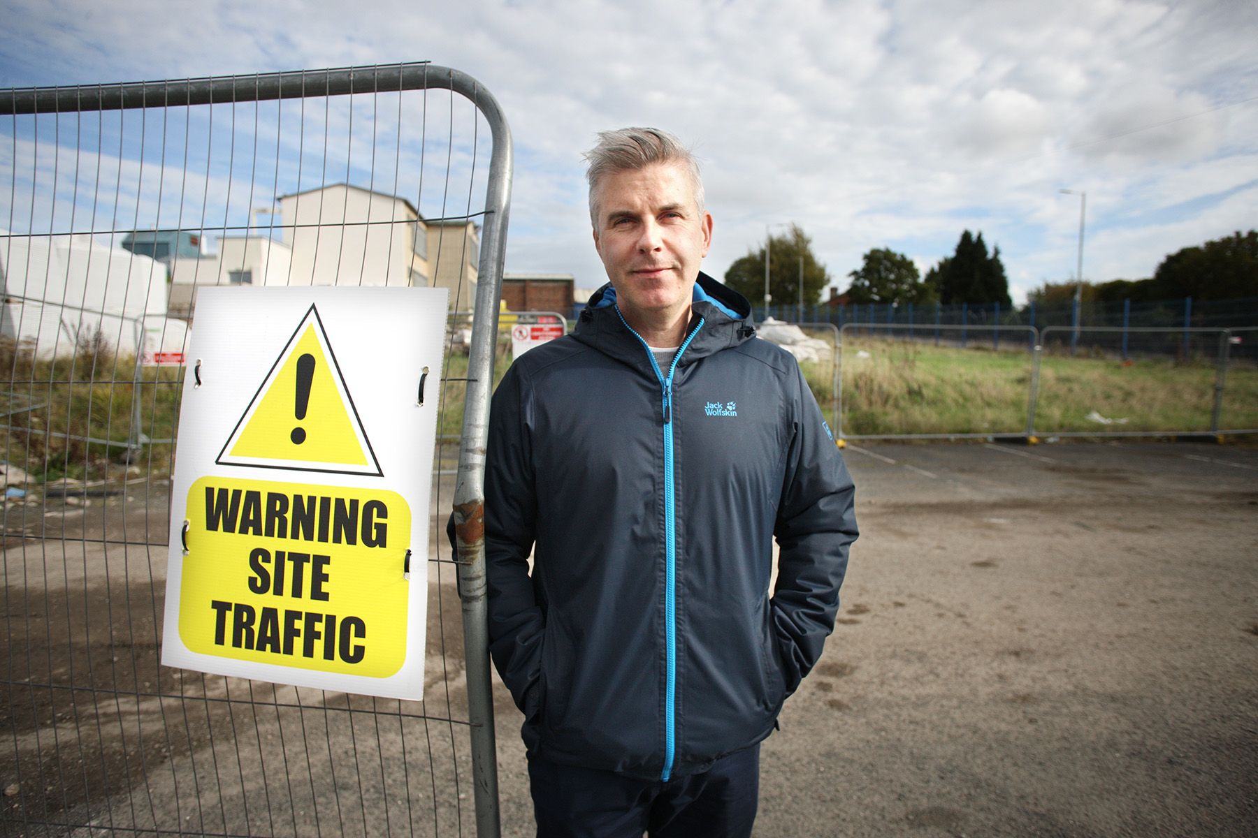 HOUSING: Cllr Stevie Corr has welcomed the announcement of plans to construct 26 houses and 59 apartments on Whiterock Road
