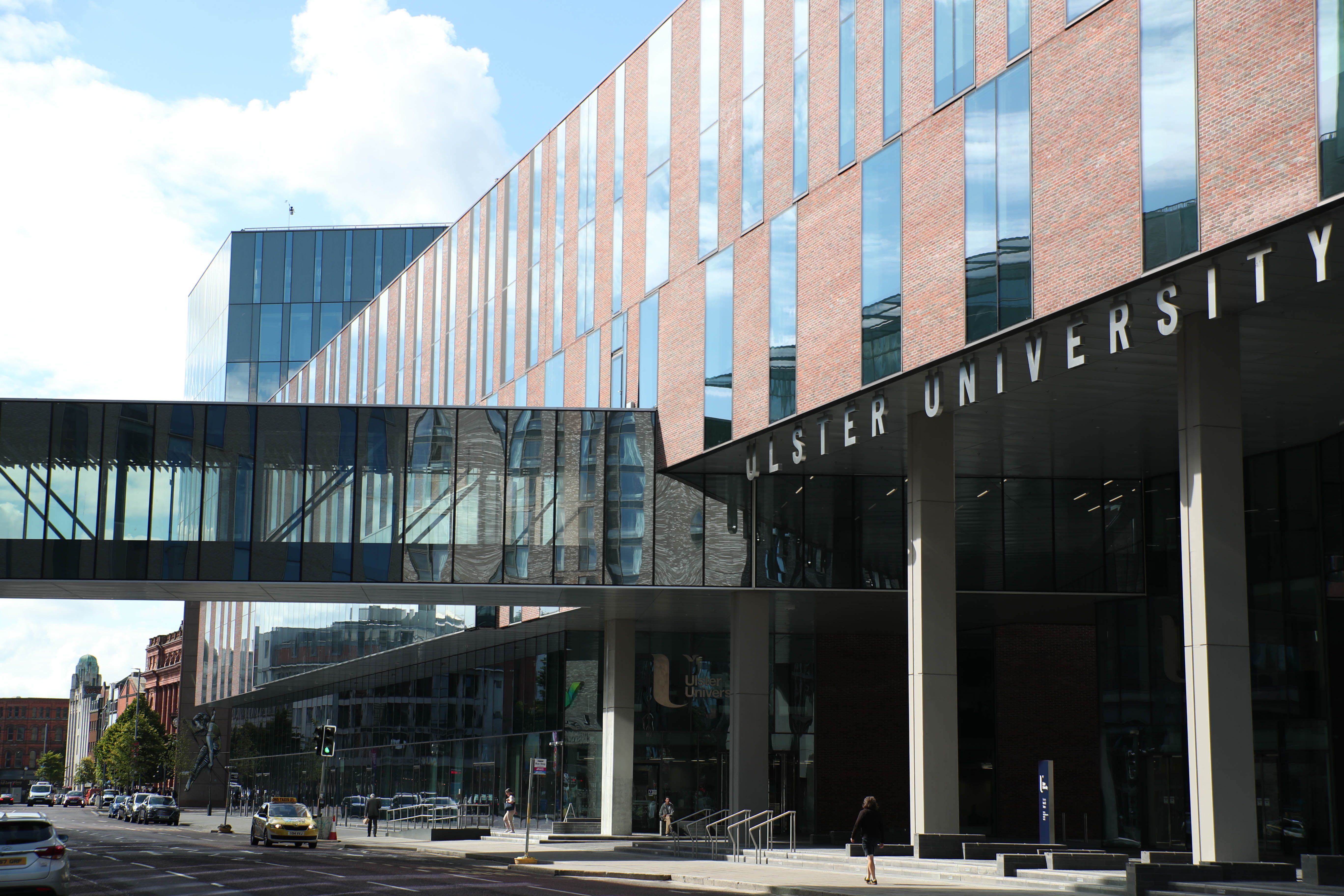 TRAFFIC: York Street, home to the new Ulster University campus